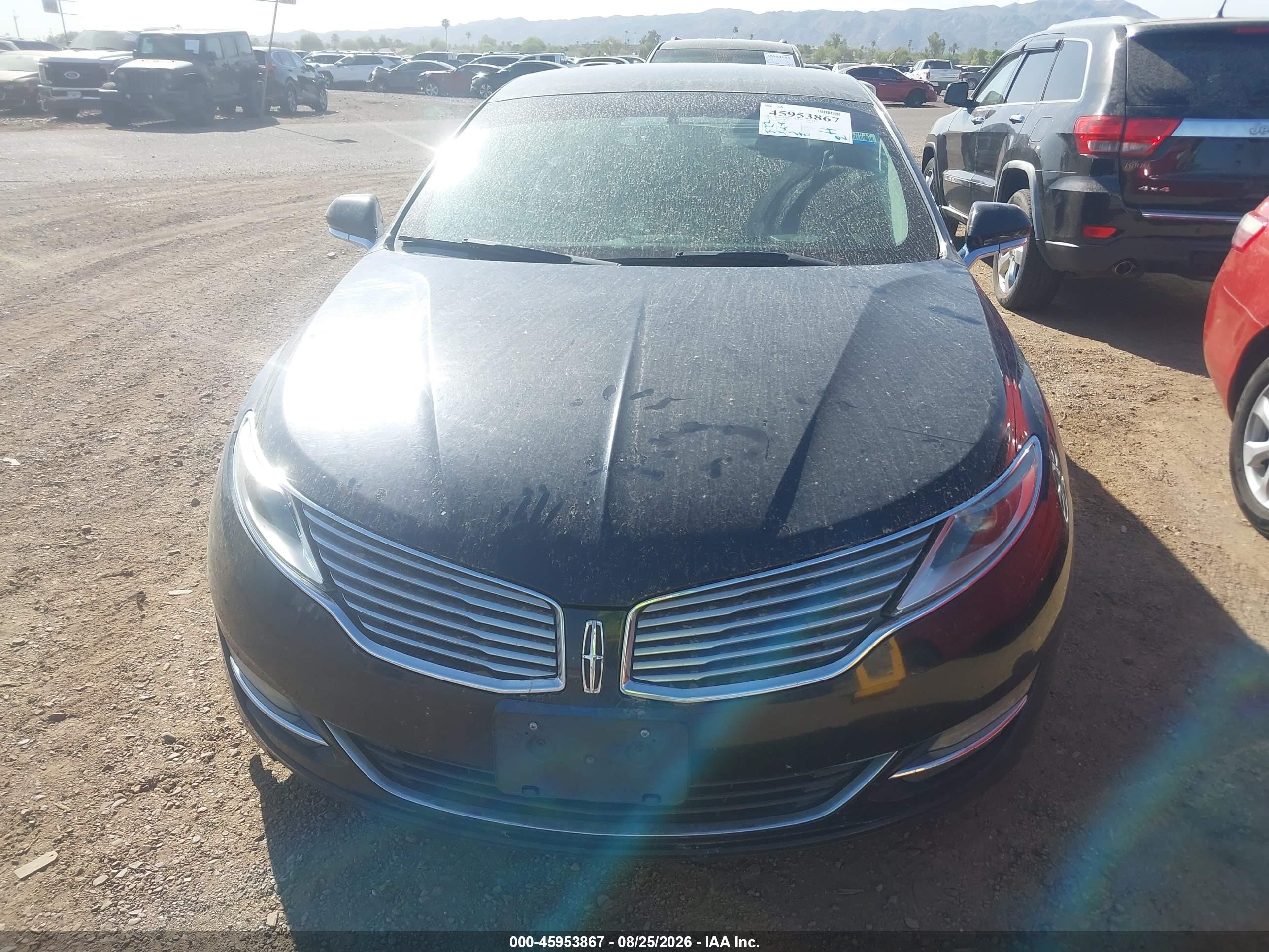 2014 Lincoln Mkz   Черный vin: 3LN6L2GK8ER803016