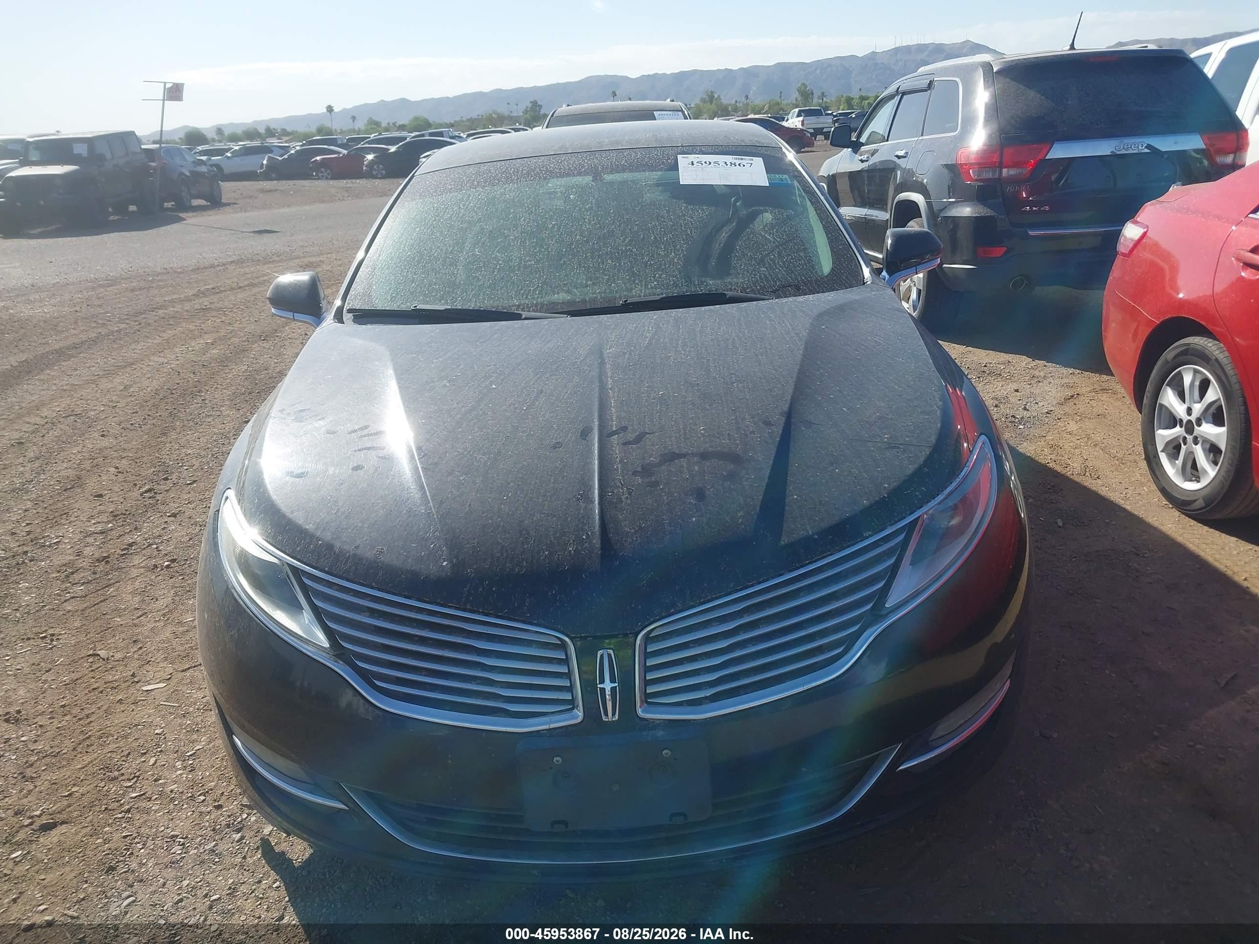 2014 Lincoln Mkz   Черный vin: 3LN6L2GK8ER803016