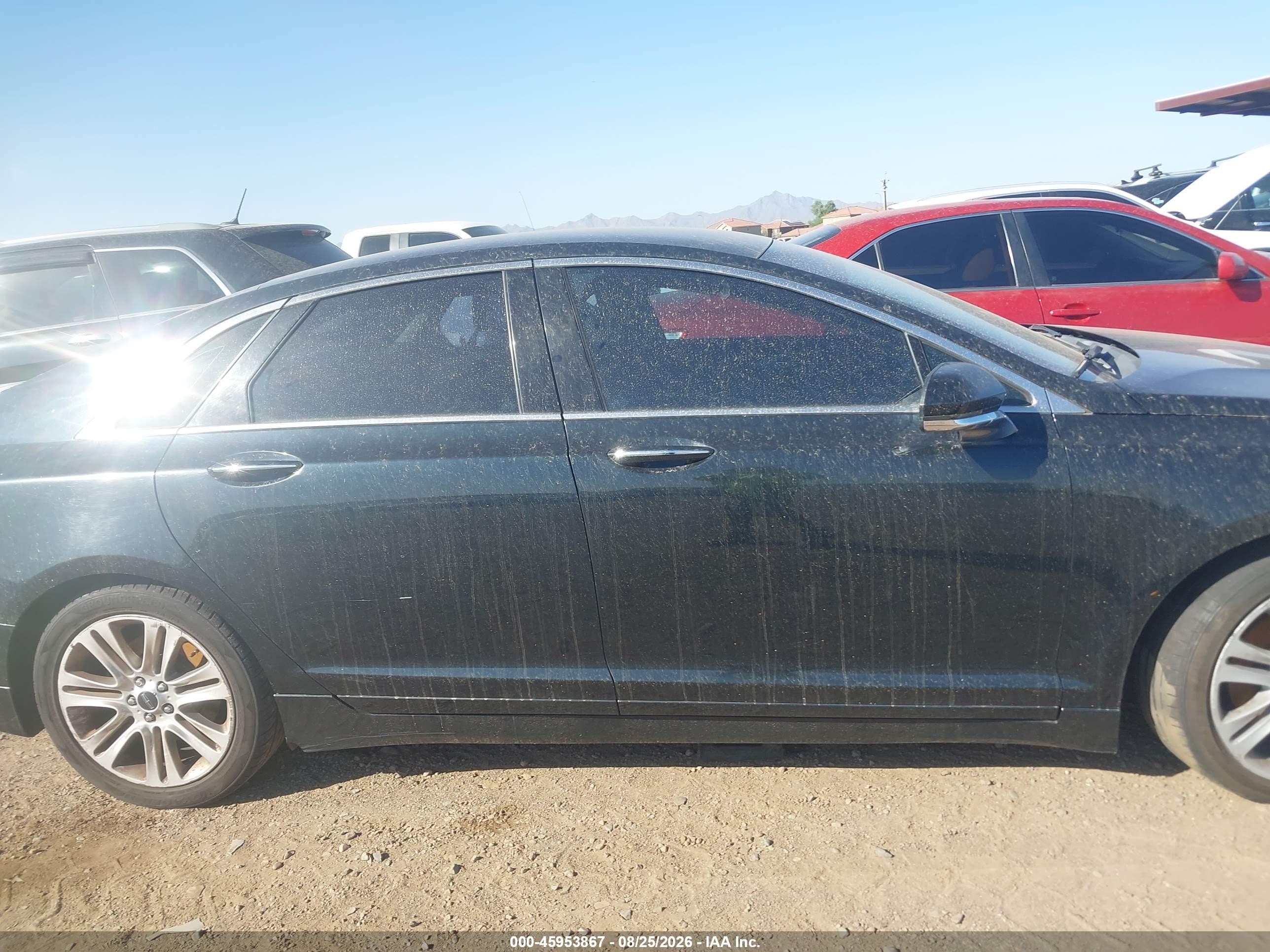2014 Lincoln Mkz   Черный vin: 3LN6L2GK8ER803016