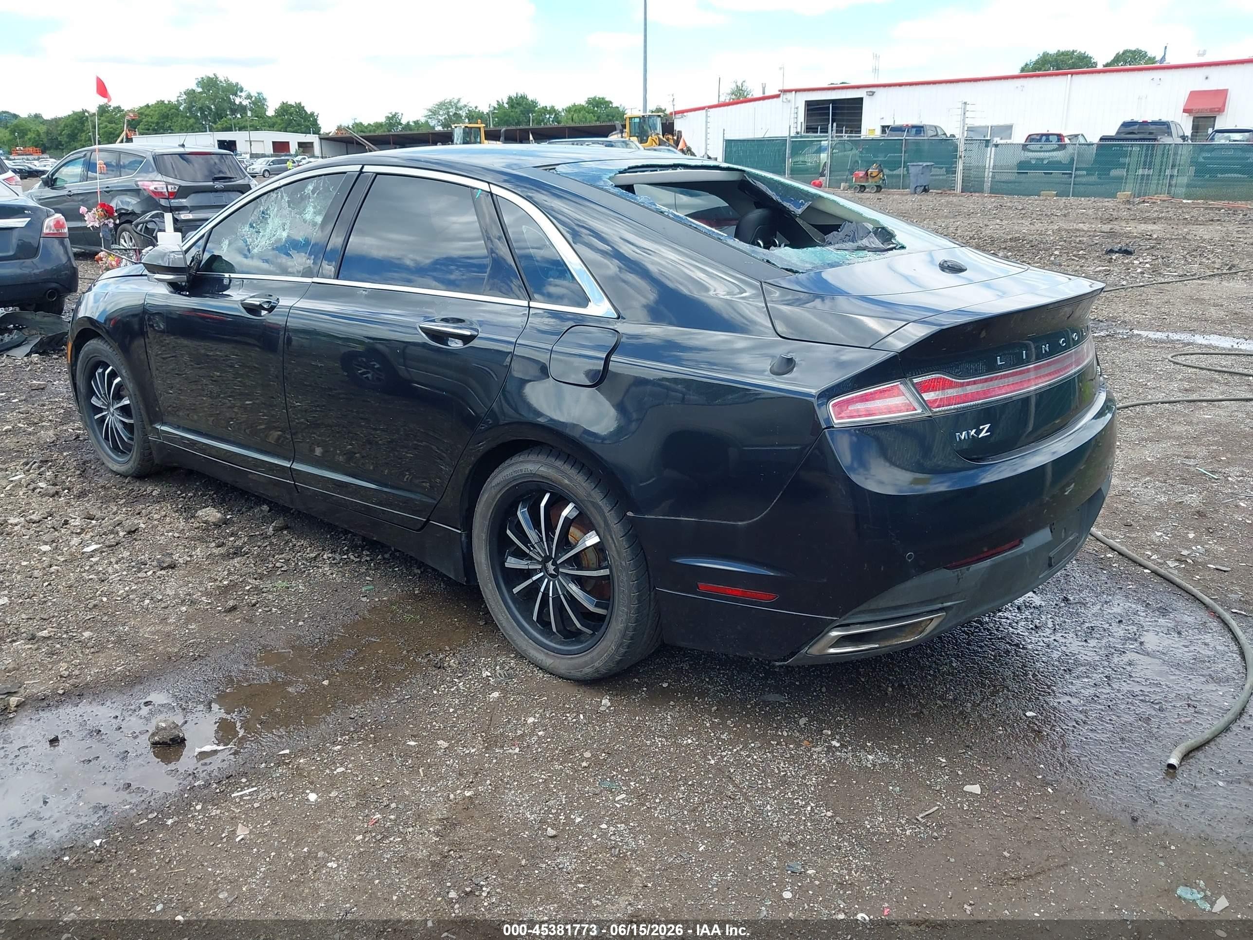 2014 Lincoln Mkz   Black vin: 3LN6L2GK8ER811343