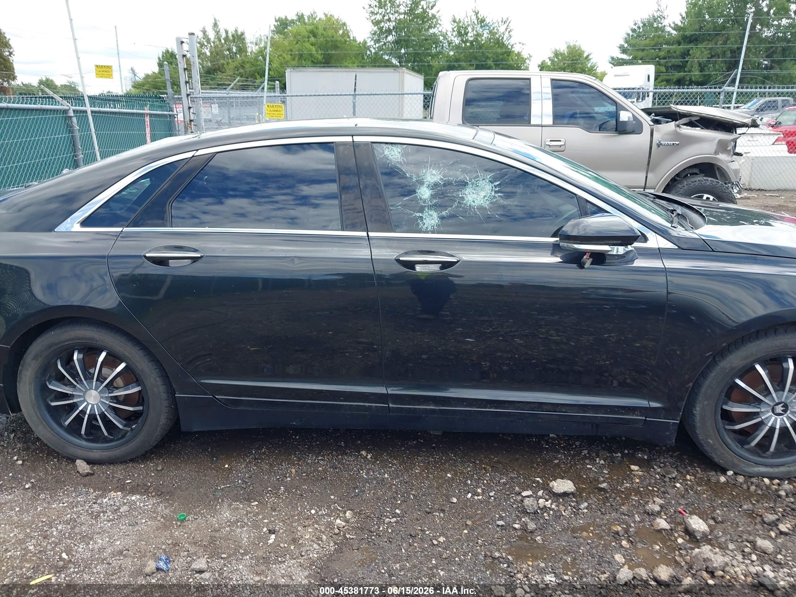 2014 Lincoln Mkz   Black vin: 3LN6L2GK8ER811343