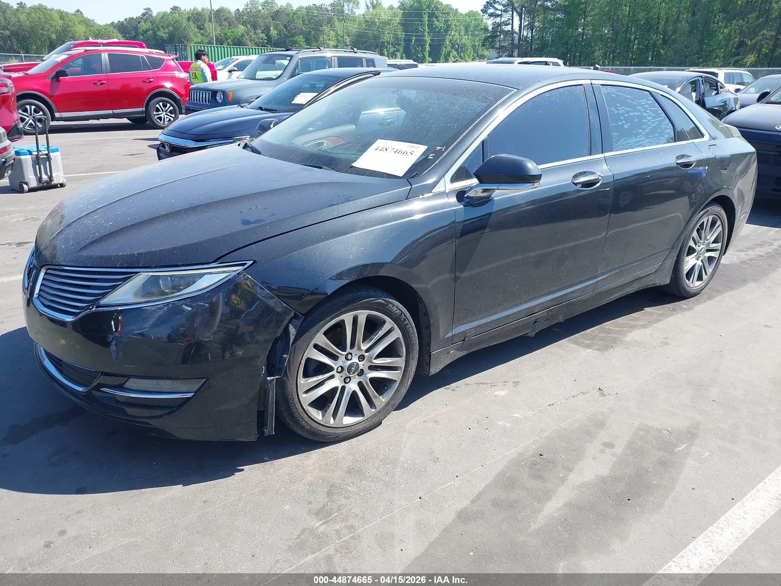 2015 Lincoln Mkz   Black vin: 3LN6L2GK8FR613153