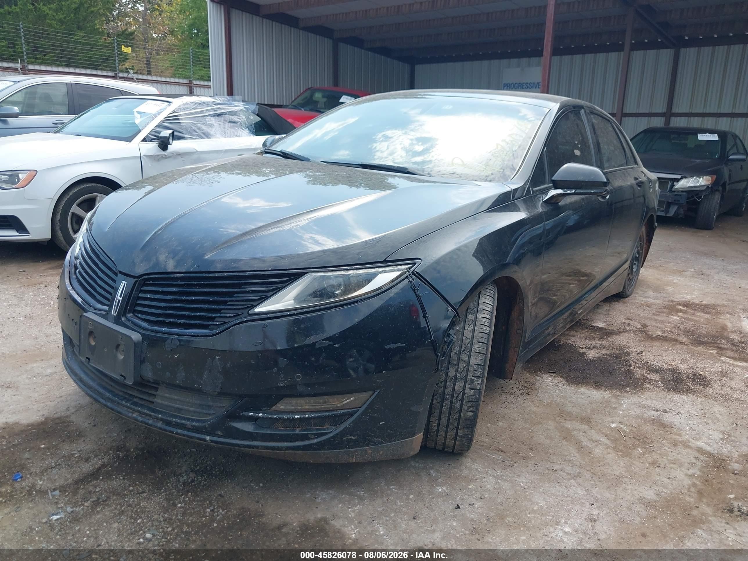 2015 Lincoln Mkz   Black vin: 3LN6L2GK8FR618563