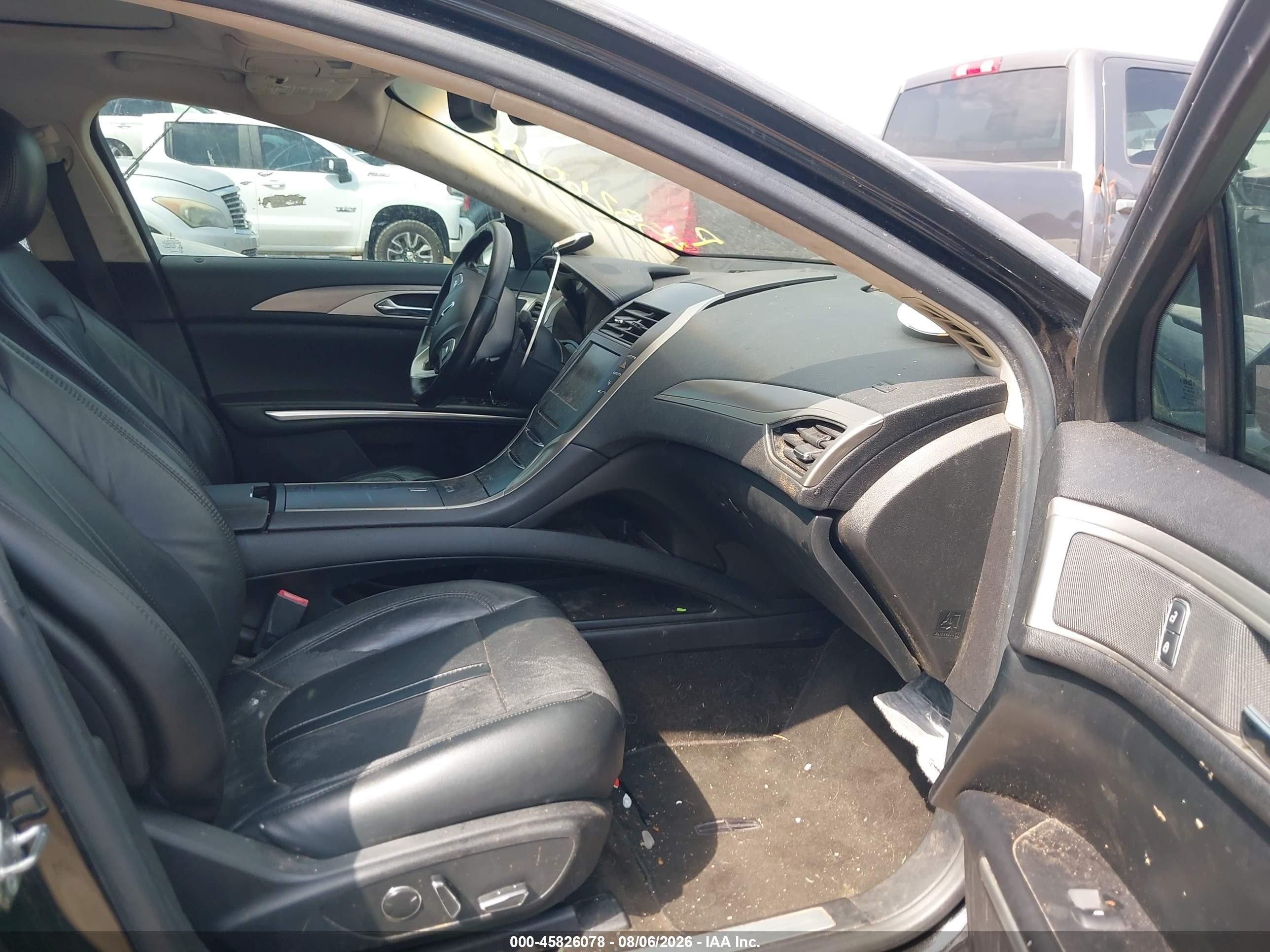 2015 Lincoln Mkz   Black vin: 3LN6L2GK8FR618563