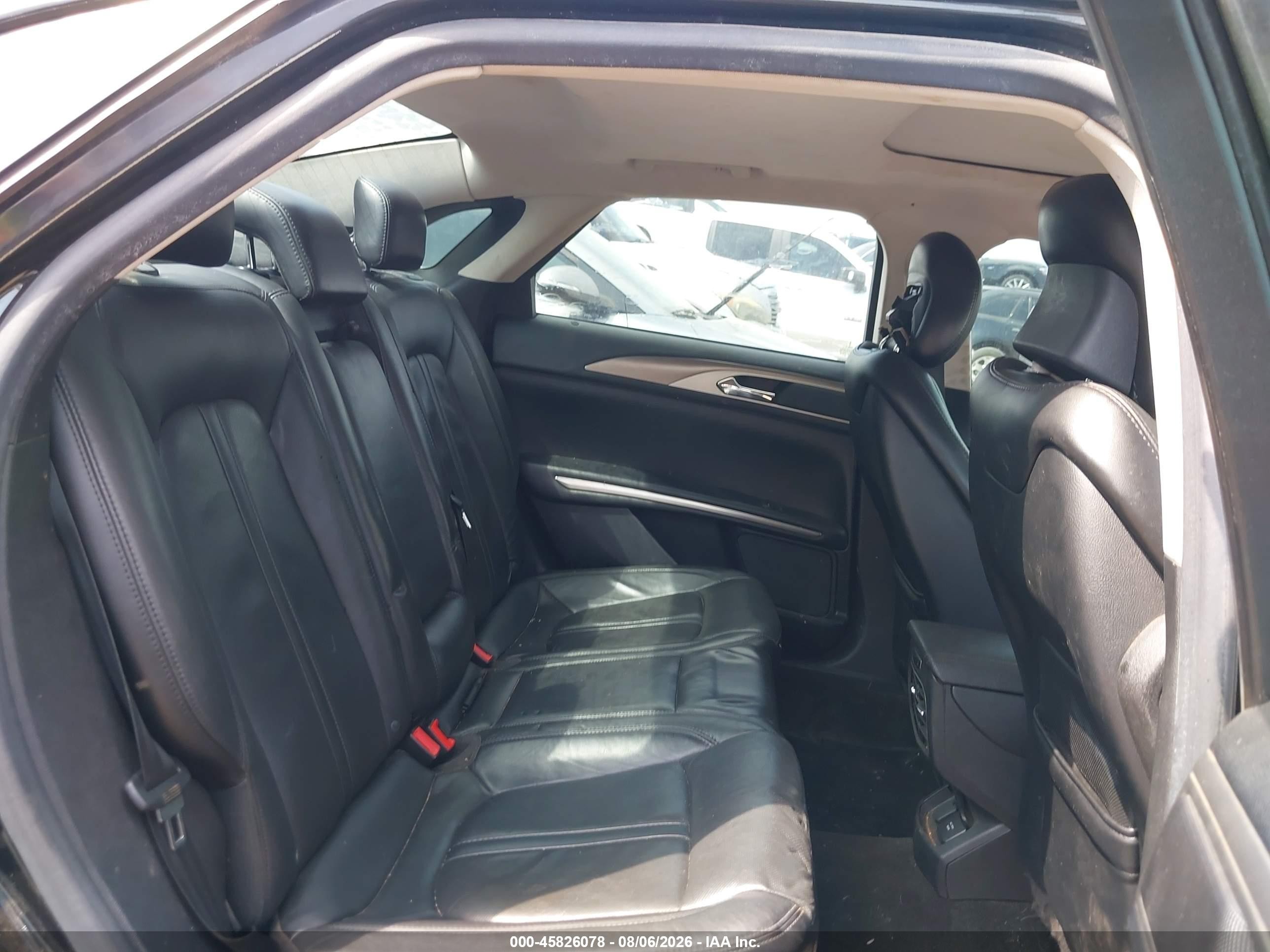 2015 Lincoln Mkz   Black vin: 3LN6L2GK8FR618563