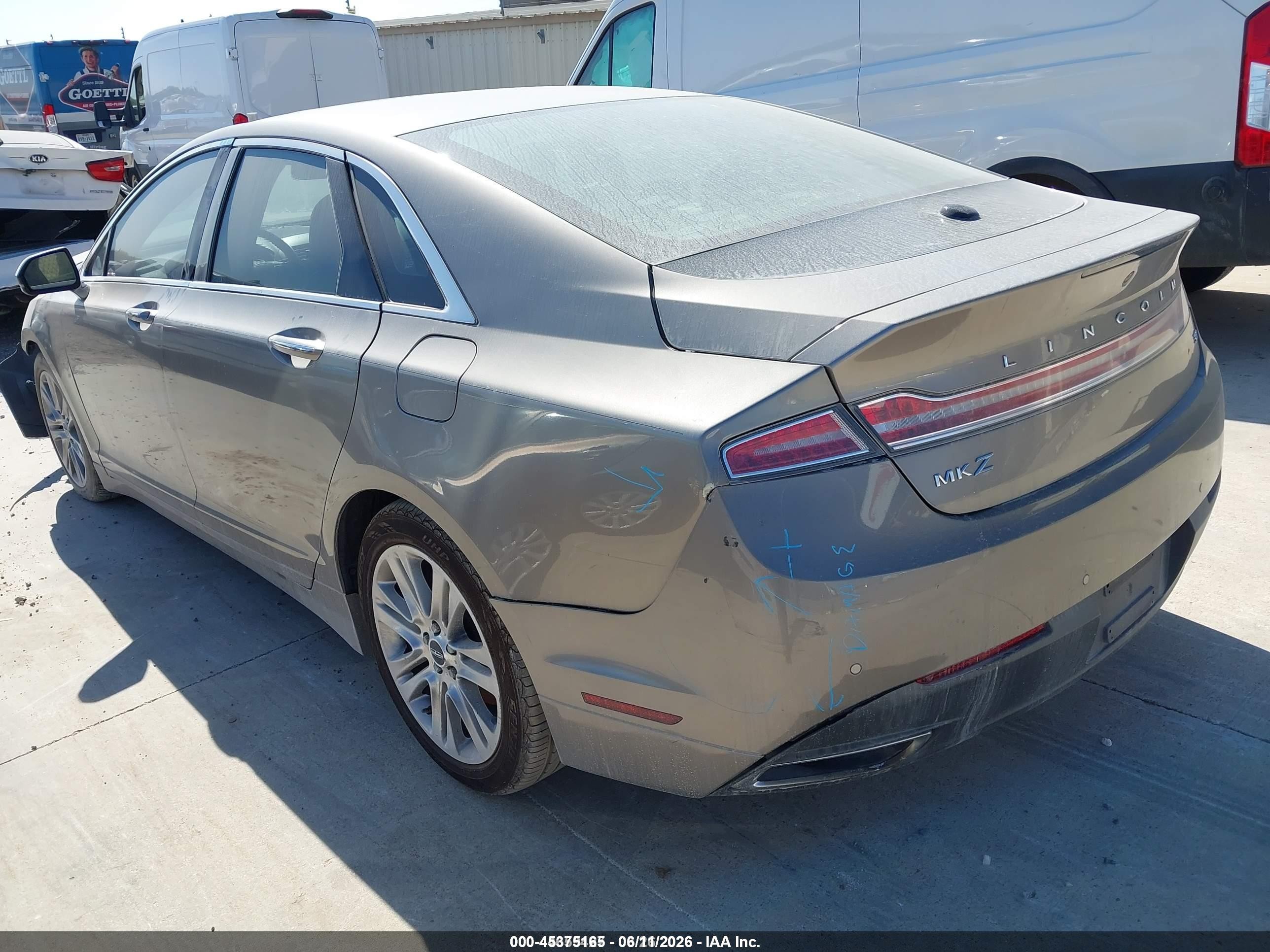 2015 Lincoln Mkz   Silver vin: 3LN6L2GK8FR624976