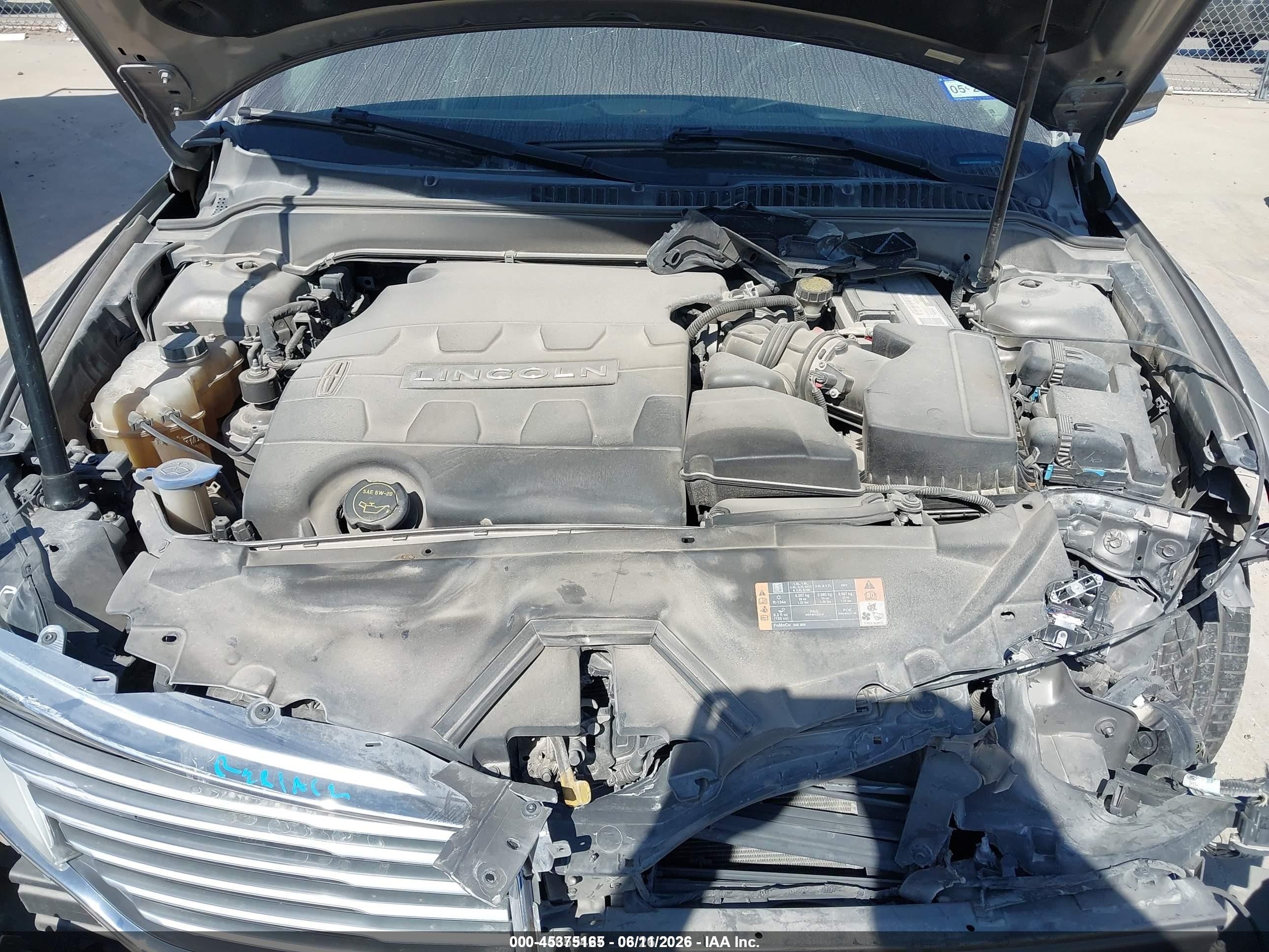 2015 Lincoln Mkz   Silver vin: 3LN6L2GK8FR624976