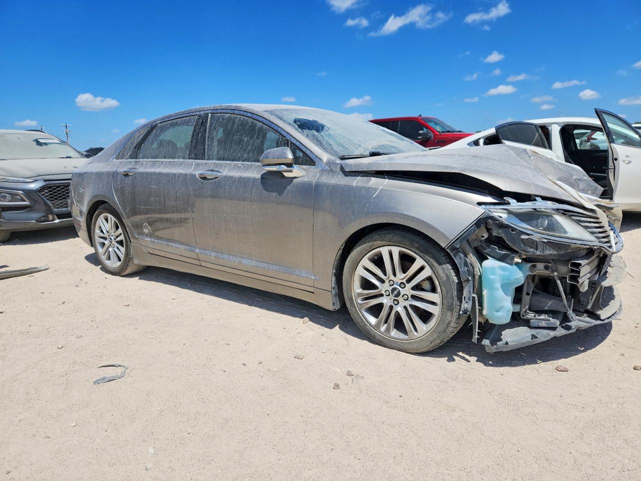 2015 Lincoln Mkz Gray vin: 3LN6L2GK8FR624976