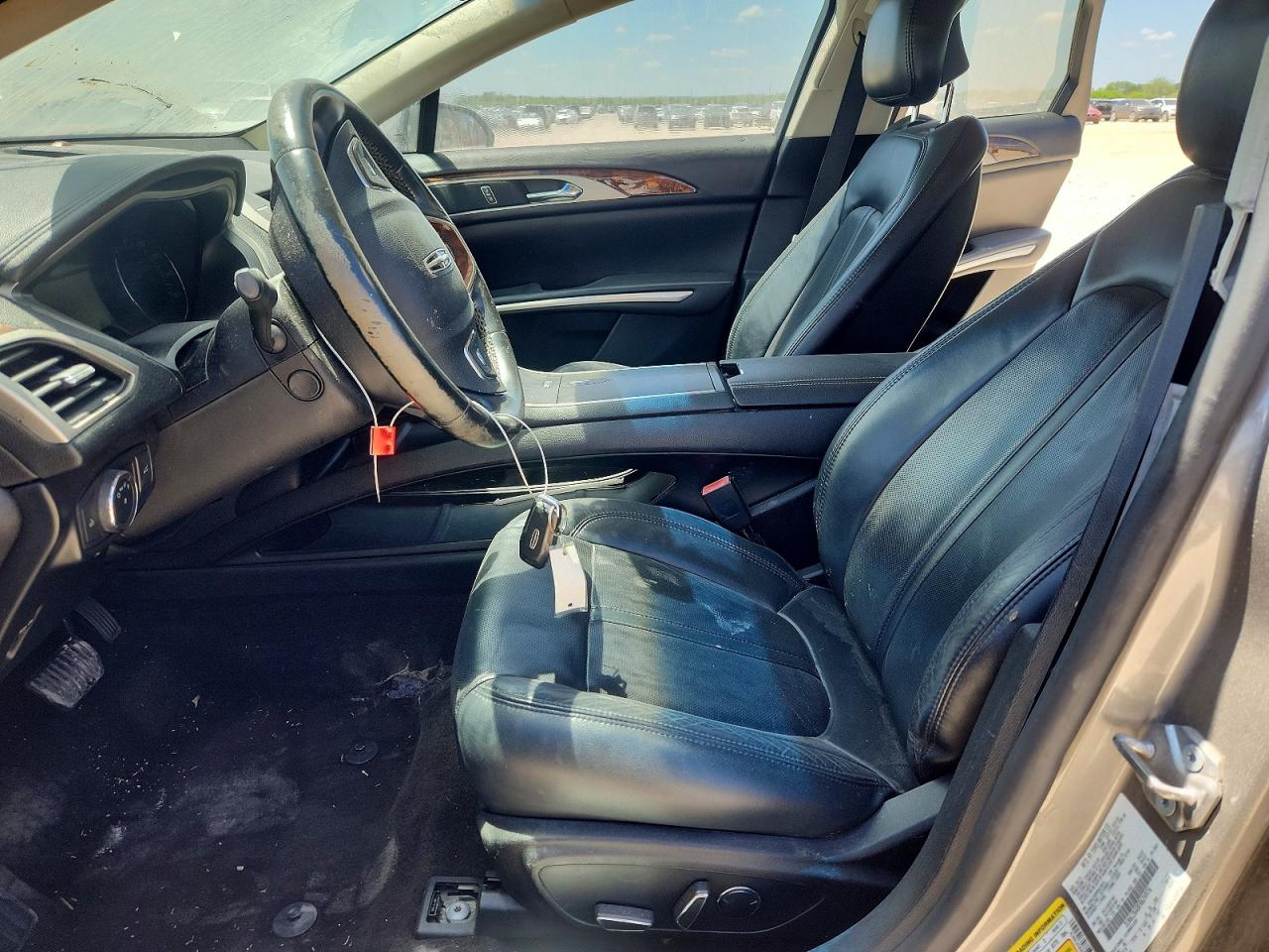 2015 Lincoln Mkz Gray vin: 3LN6L2GK8FR624976