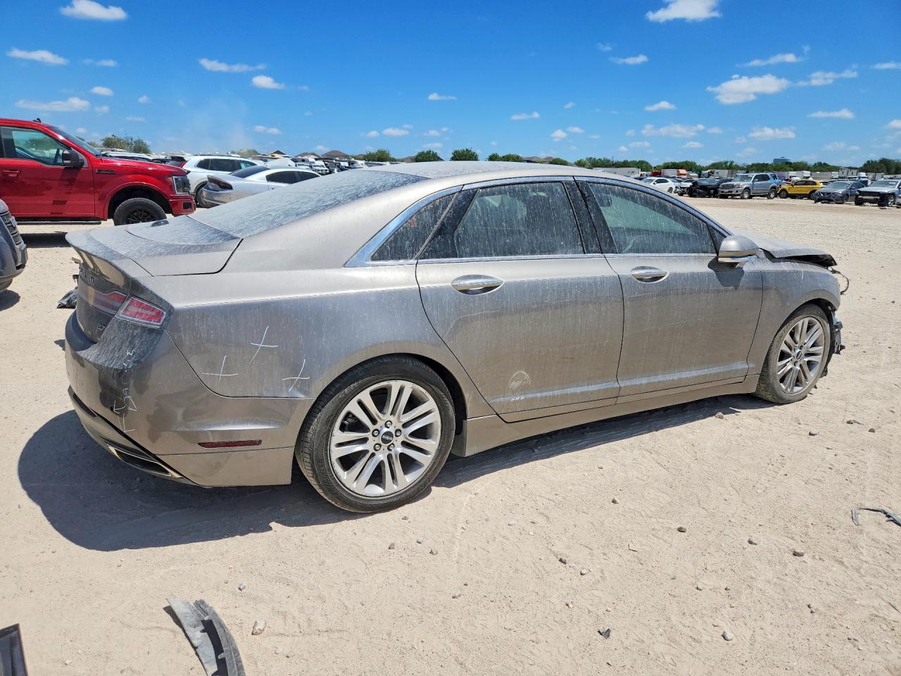 2015 Lincoln Mkz Gray vin: 3LN6L2GK8FR624976
