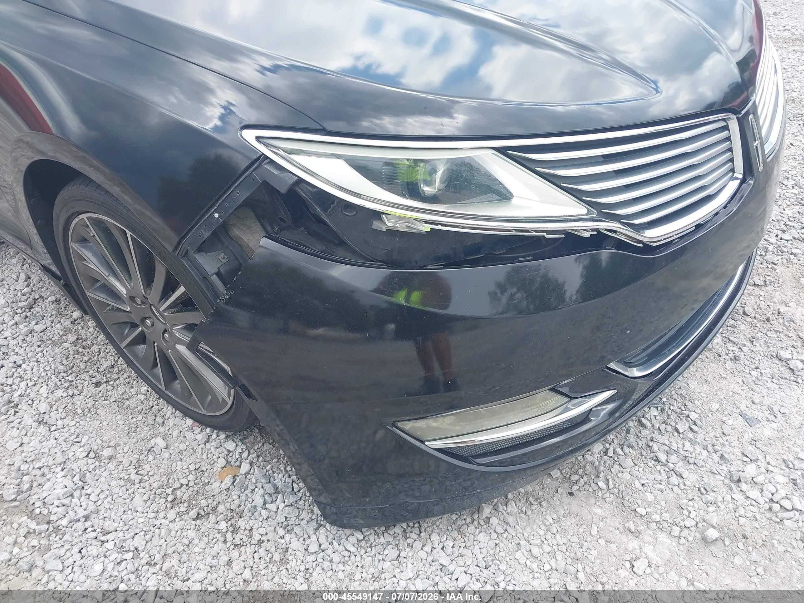 2013 Lincoln Mkz   Black vin: 3LN6L2GK9DR803931