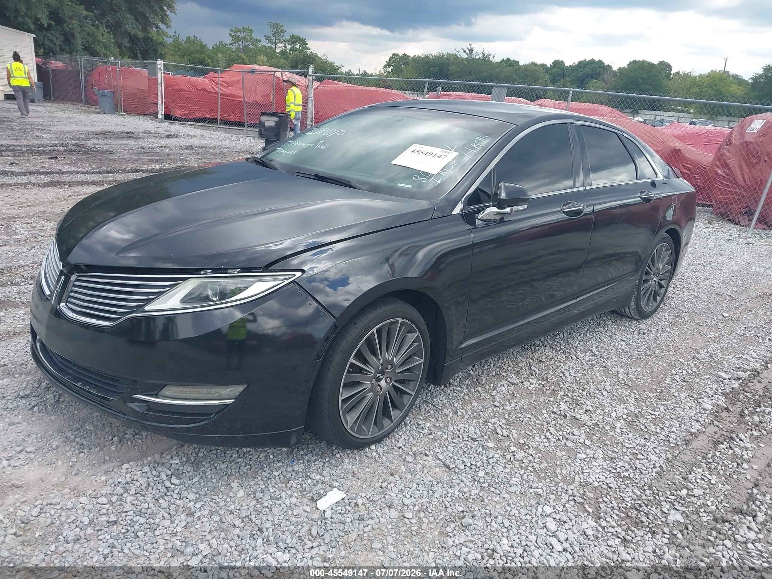 2013 Lincoln Mkz   Black vin: 3LN6L2GK9DR803931
