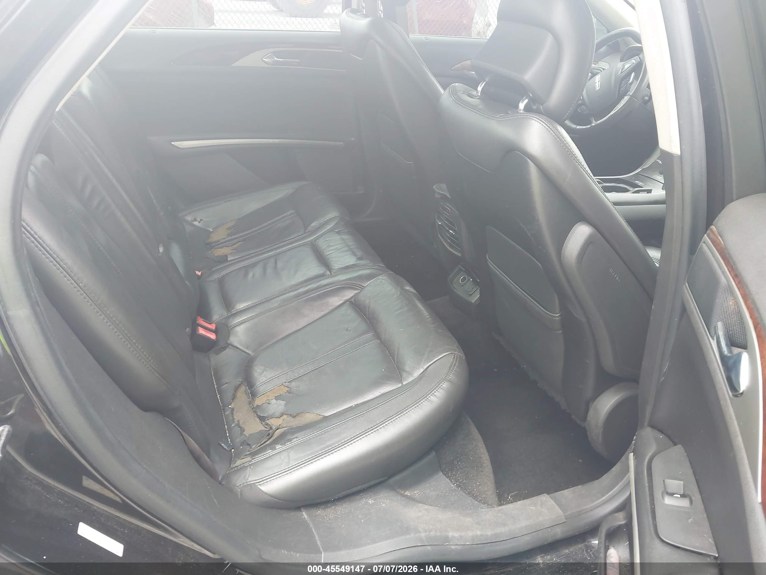 2013 Lincoln Mkz   Black vin: 3LN6L2GK9DR803931