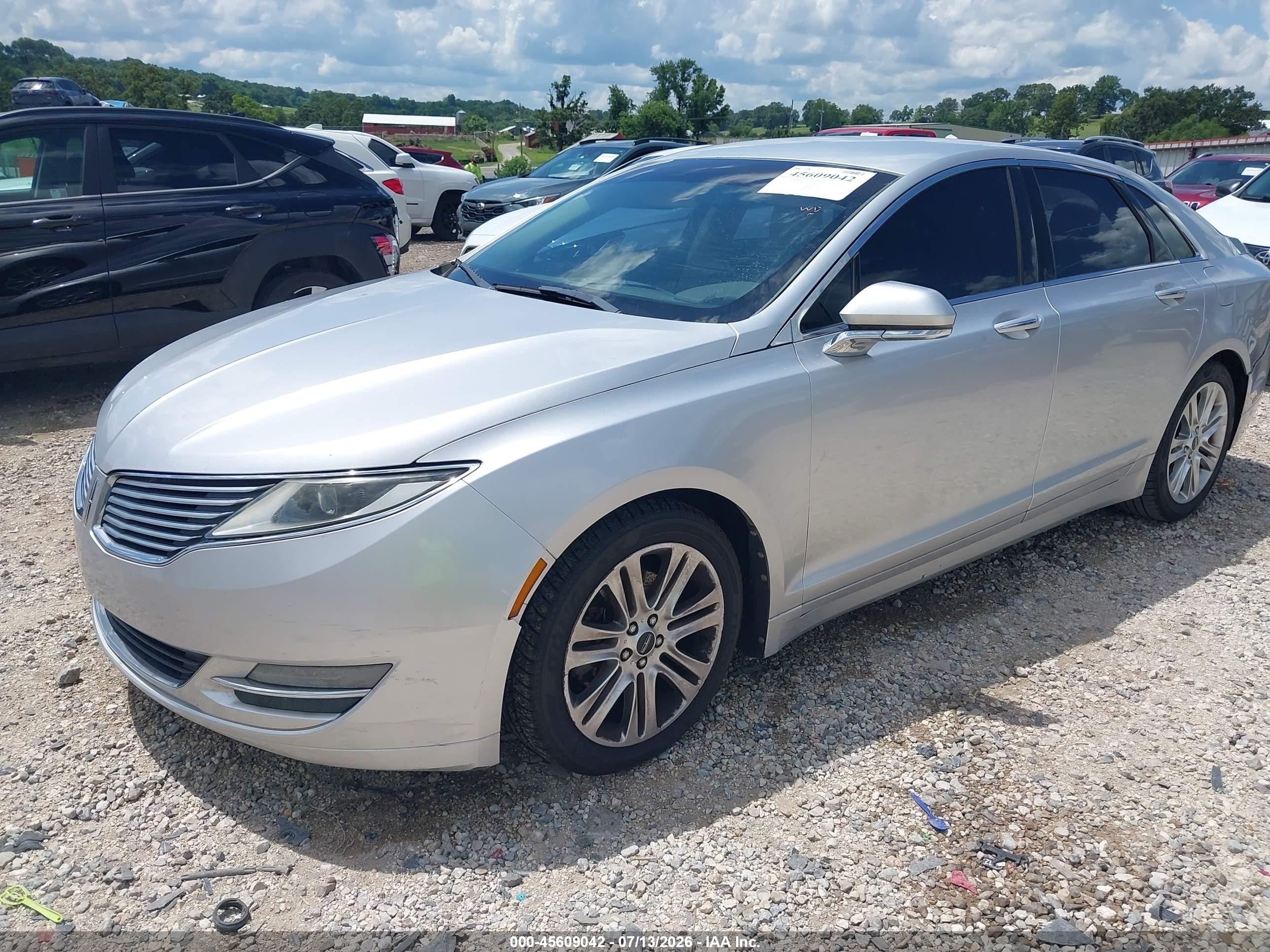 2013 Lincoln Mkz   Silver vin: 3LN6L2GK9DR808398