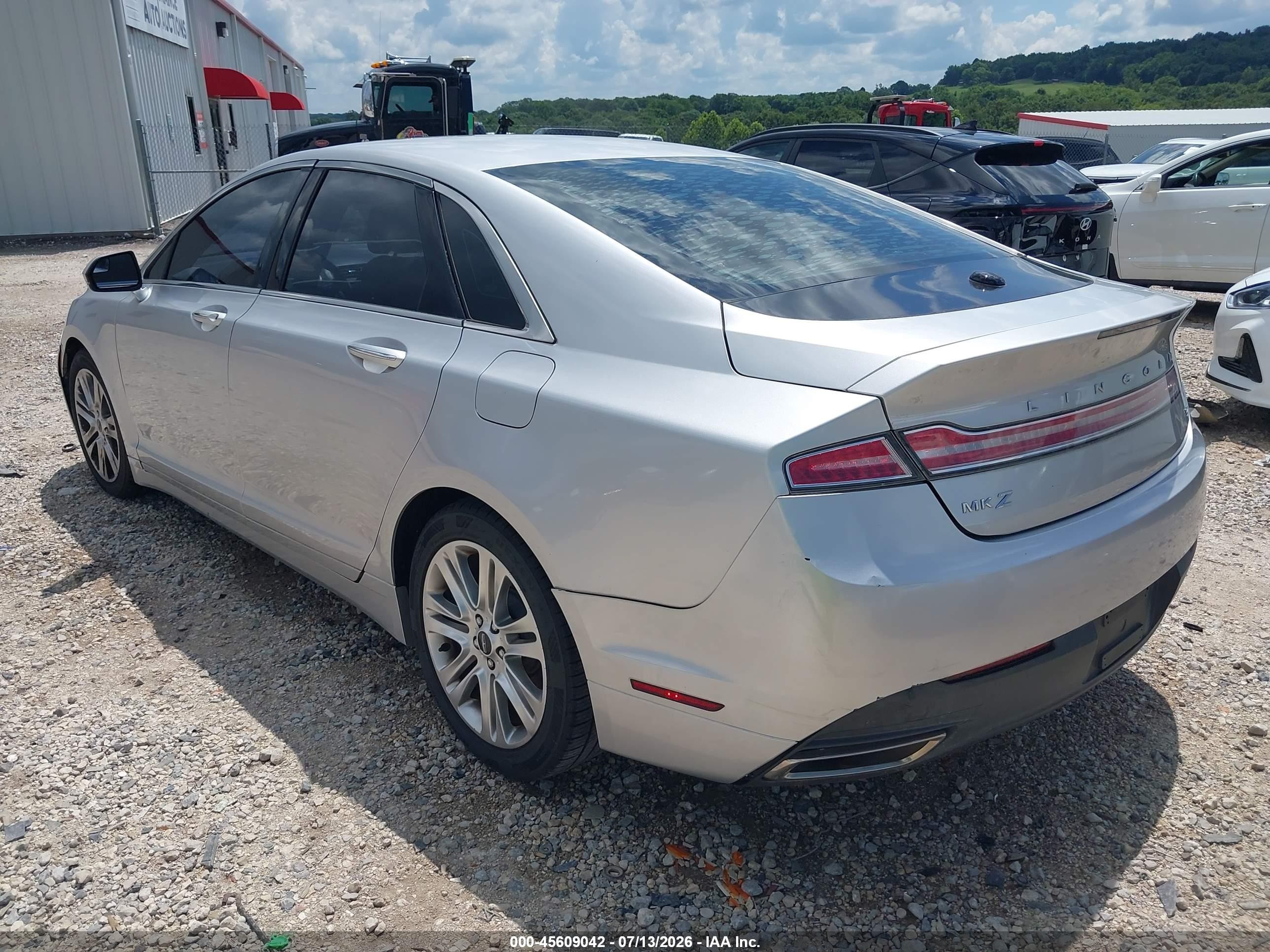2013 Lincoln Mkz   Silver vin: 3LN6L2GK9DR808398