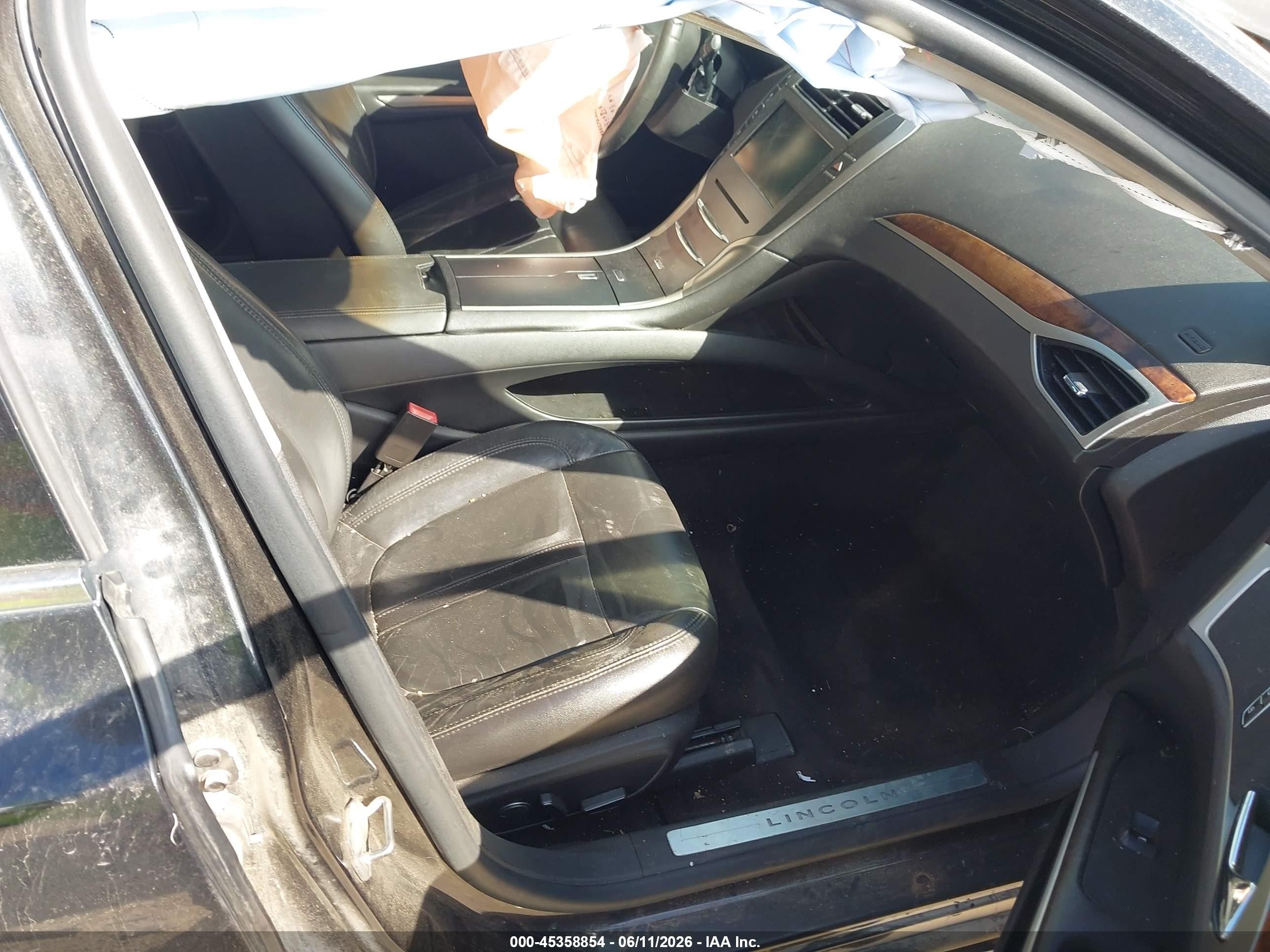 2014 Lincoln Mkz   Black vin: 3LN6L2GK9ER804000