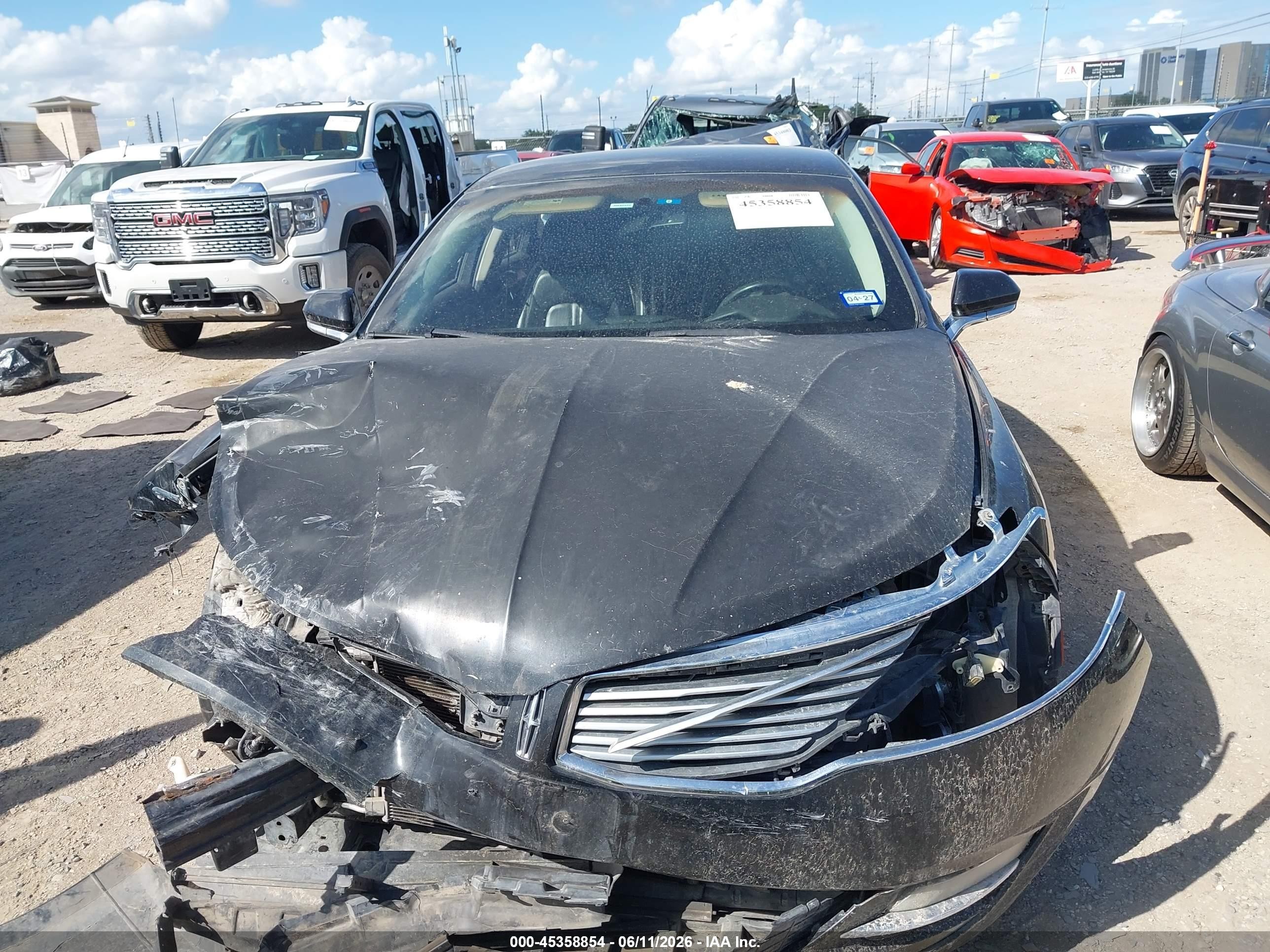 2014 Lincoln Mkz   Black vin: 3LN6L2GK9ER804000