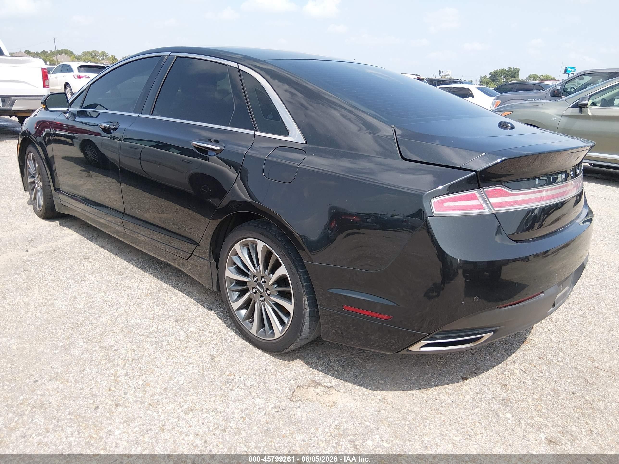 2014 Lincoln Mkz   Черный vin: 3LN6L2GK9ER819452
