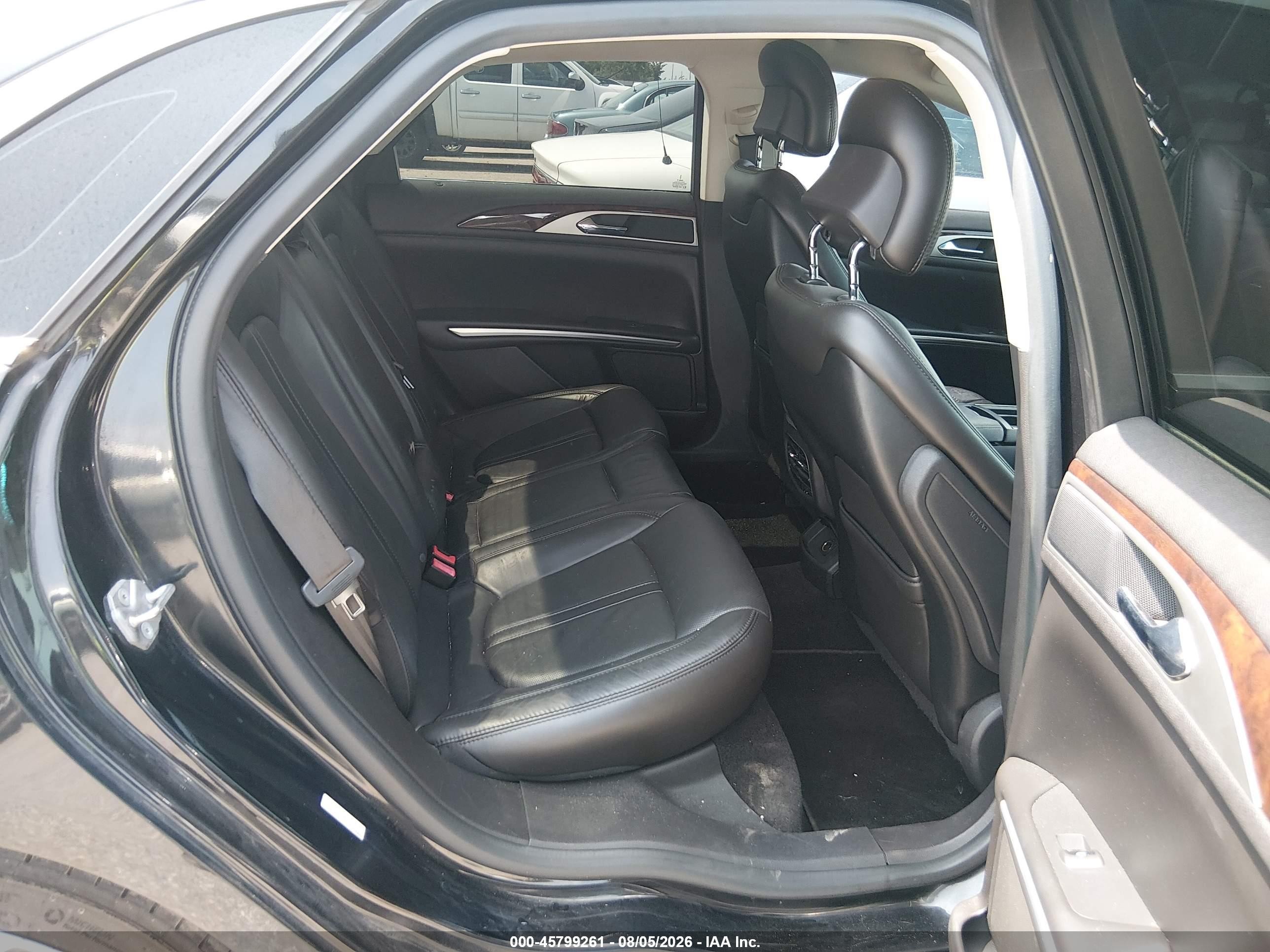 2014 Lincoln Mkz   Черный vin: 3LN6L2GK9ER819452