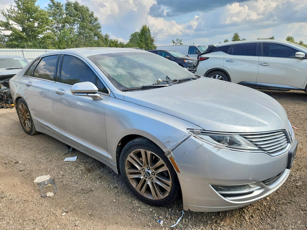 2013 Lincoln Mkz Gray vin: 3LN6L2GKXDR802254