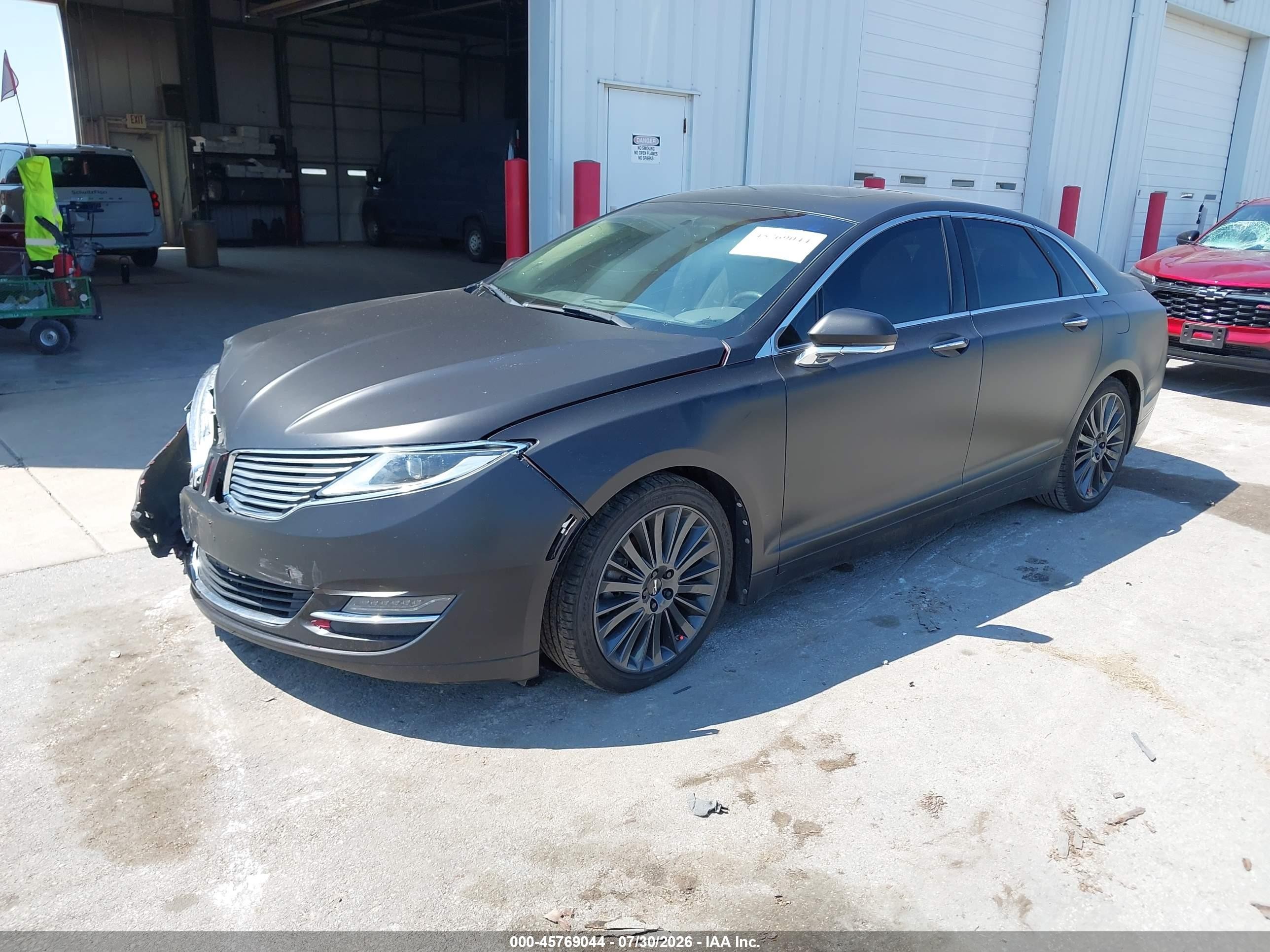 2013 Lincoln Mkz   Black vin: 3LN6L2GKXDR802822
