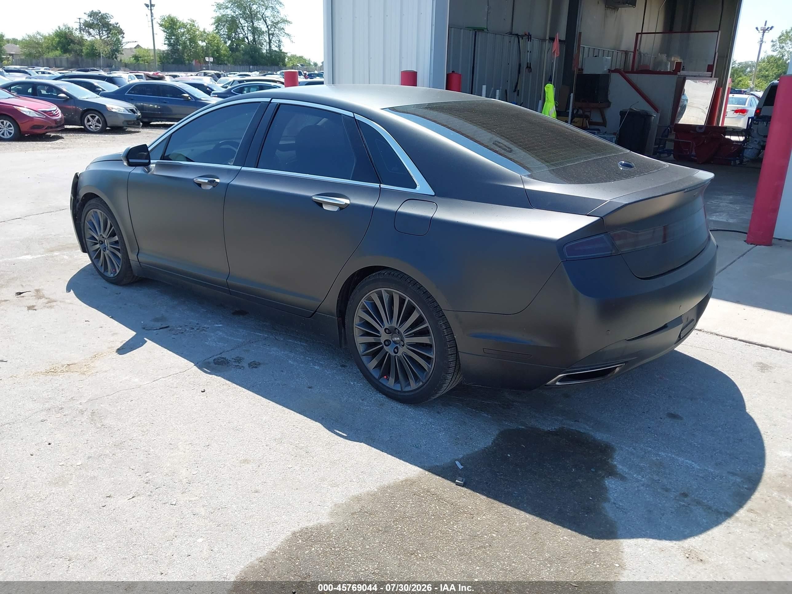 2013 Lincoln Mkz   Black vin: 3LN6L2GKXDR802822