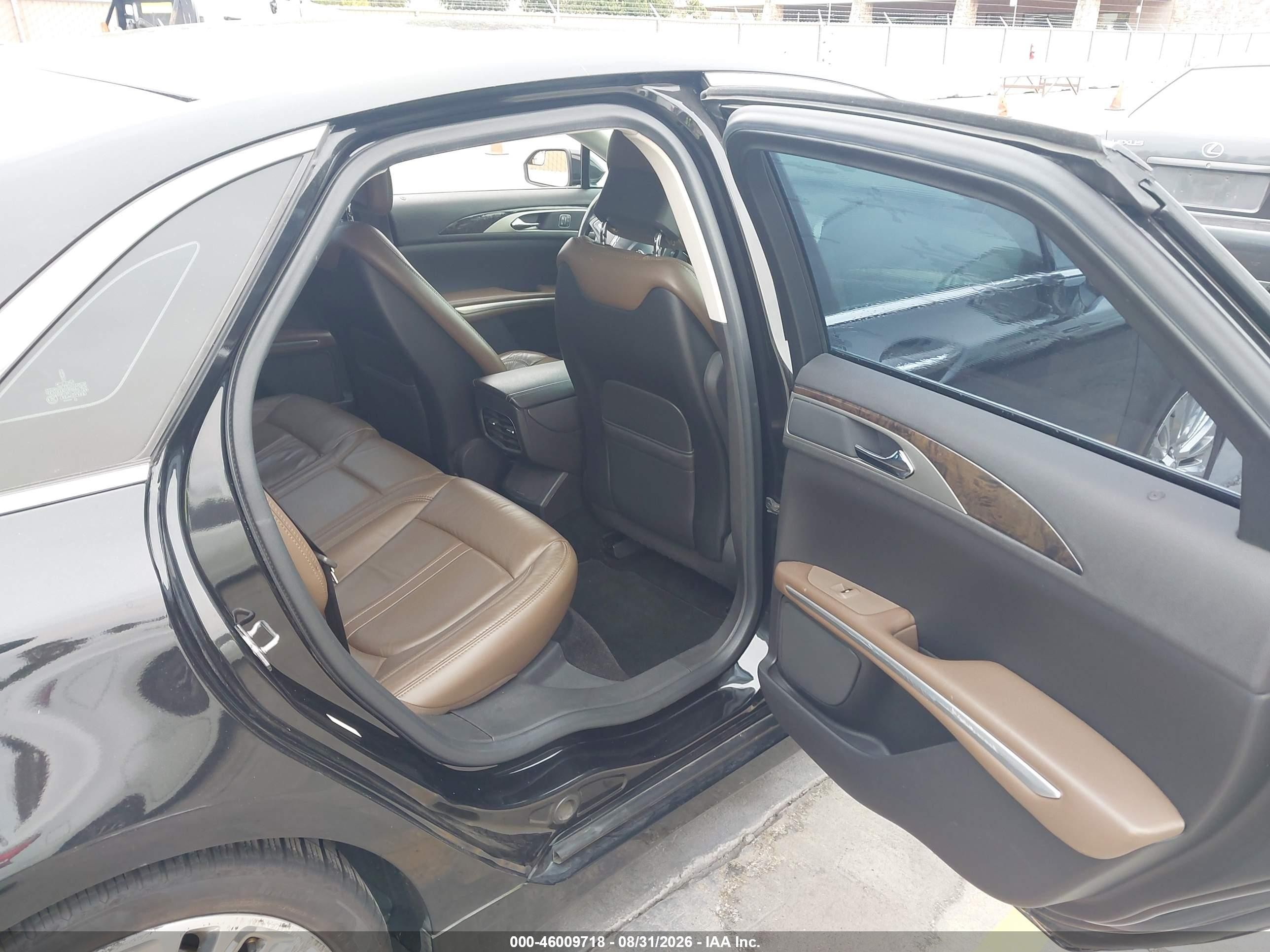 2013 Lincoln Mkz   Black vin: 3LN6L2GKXDR810046