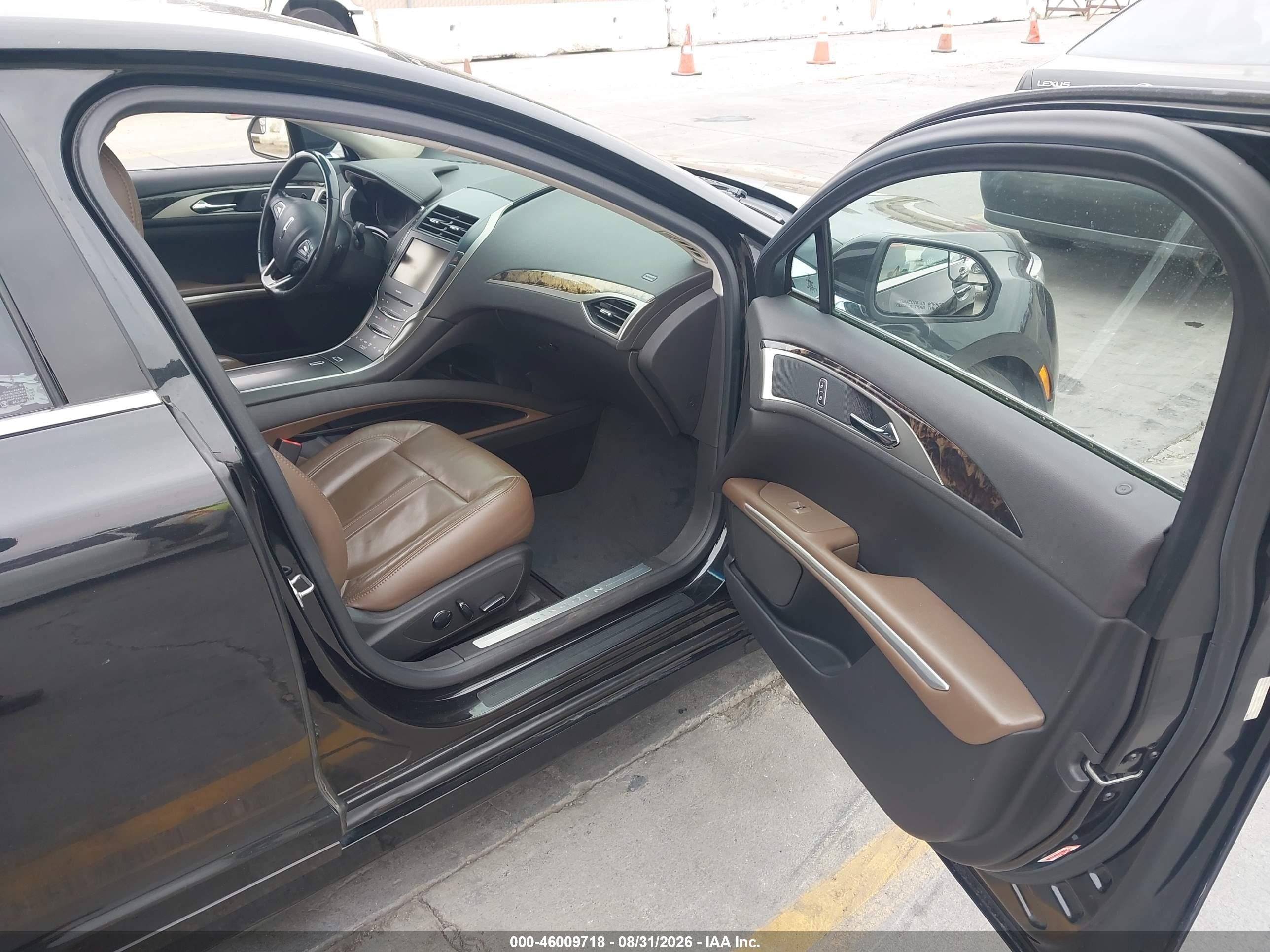 2013 Lincoln Mkz   Black vin: 3LN6L2GKXDR810046
