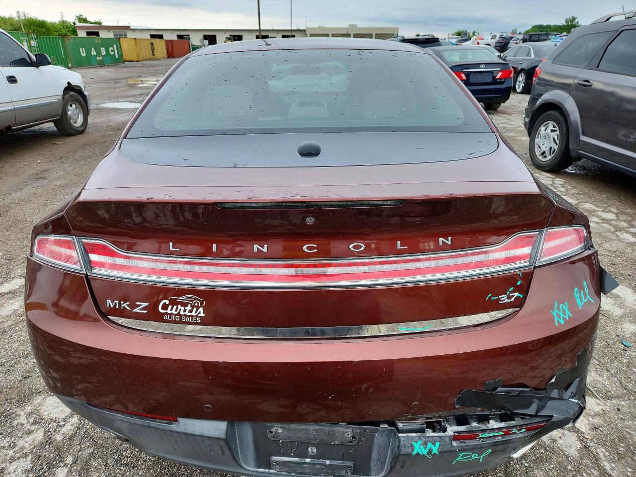 2015 Lincoln Mkz Brown vin: 3LN6L2GKXFR601960