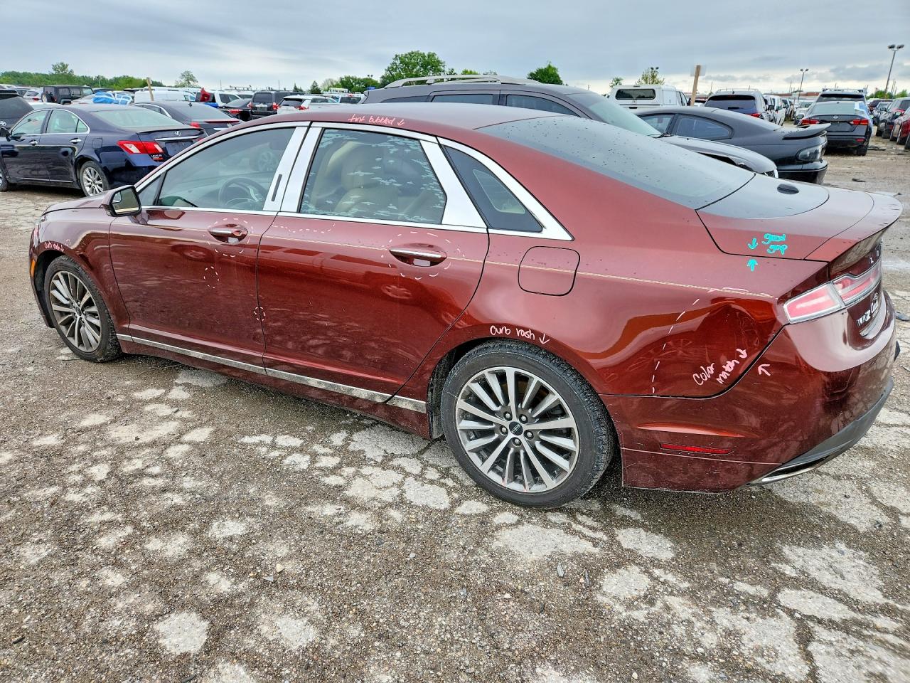 2015 Lincoln Mkz Brown vin: 3LN6L2GKXFR601960