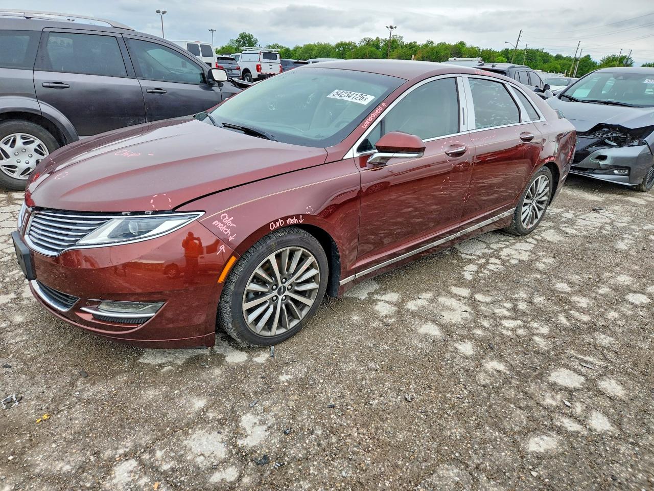 2015 Lincoln Mkz Brown vin: 3LN6L2GKXFR601960