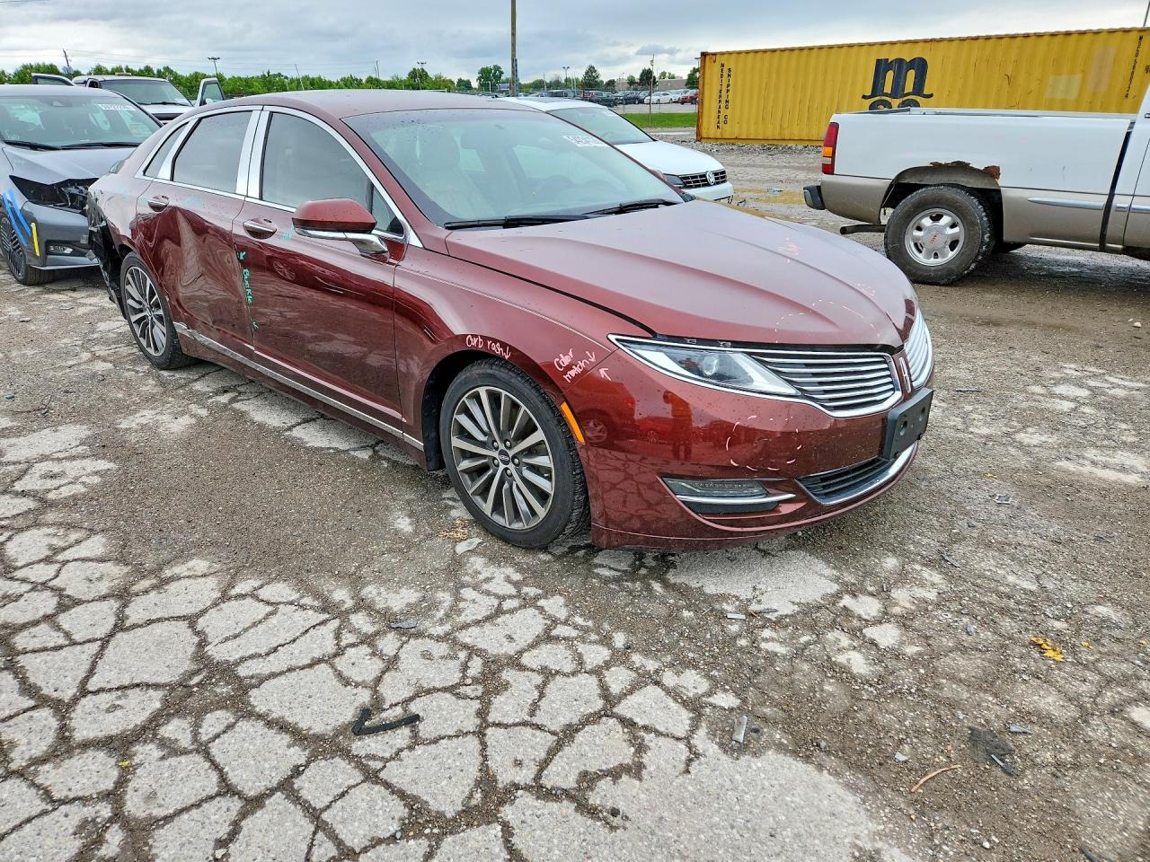 2015 Lincoln Mkz Brown vin: 3LN6L2GKXFR601960