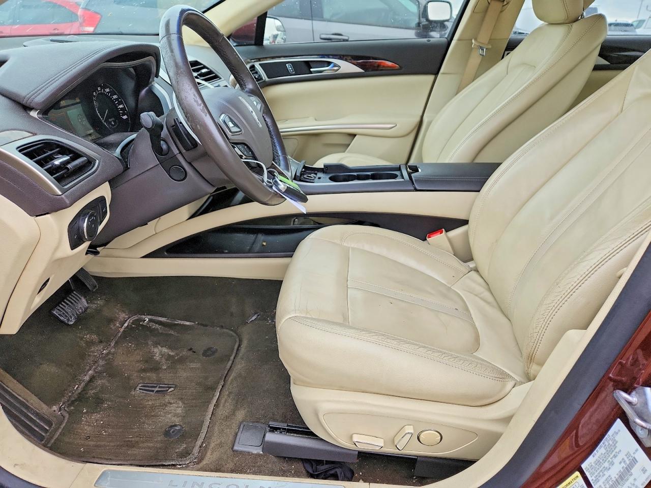 2015 Lincoln Mkz Brown vin: 3LN6L2GKXFR601960
