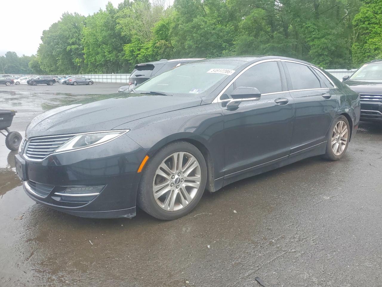 2015 Lincoln Mkz Серый vin: 3LN6L2GKXFR613154