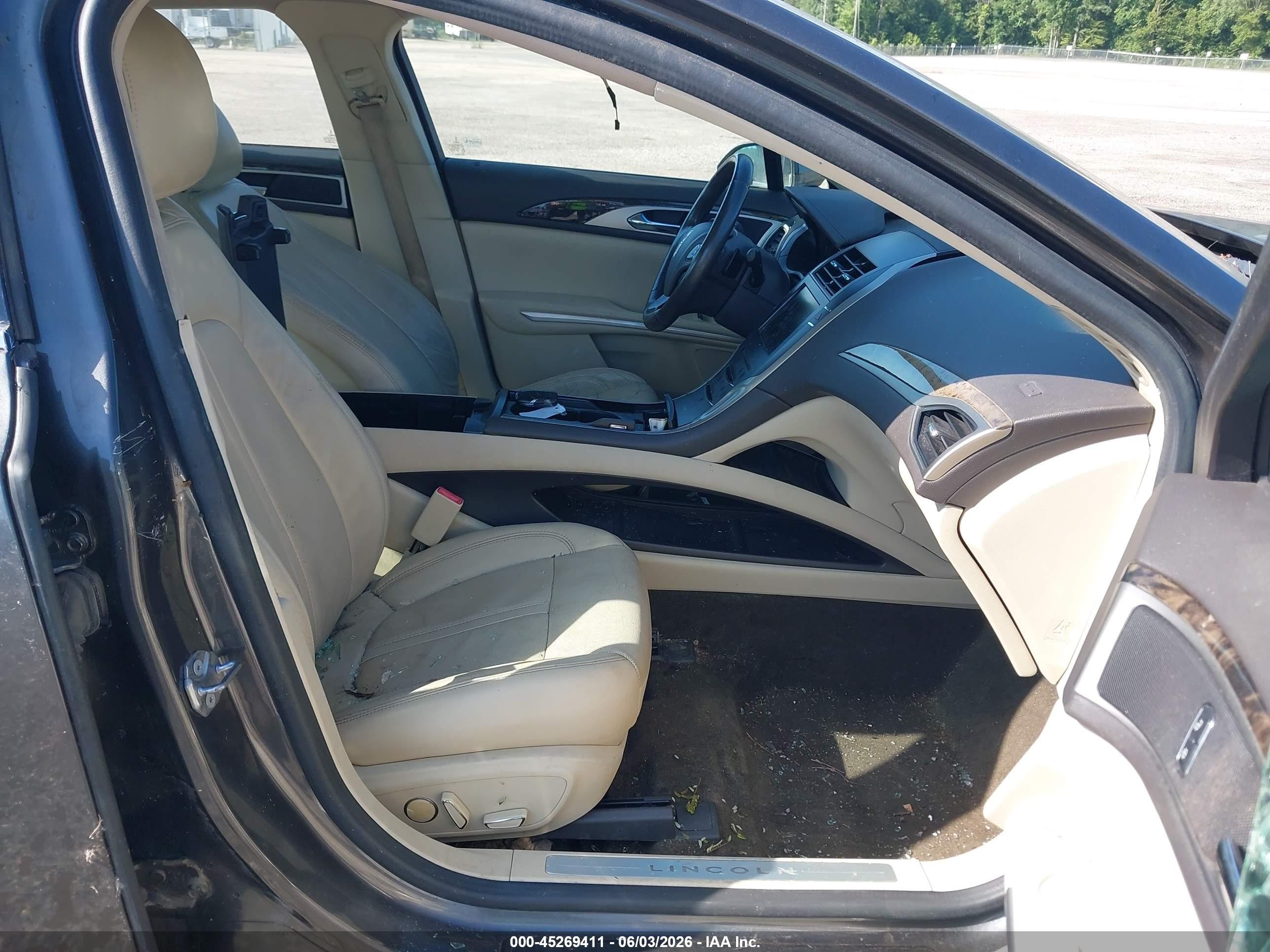 2015 Lincoln Mkz   Gray vin: 3LN6L2GKXFR626082