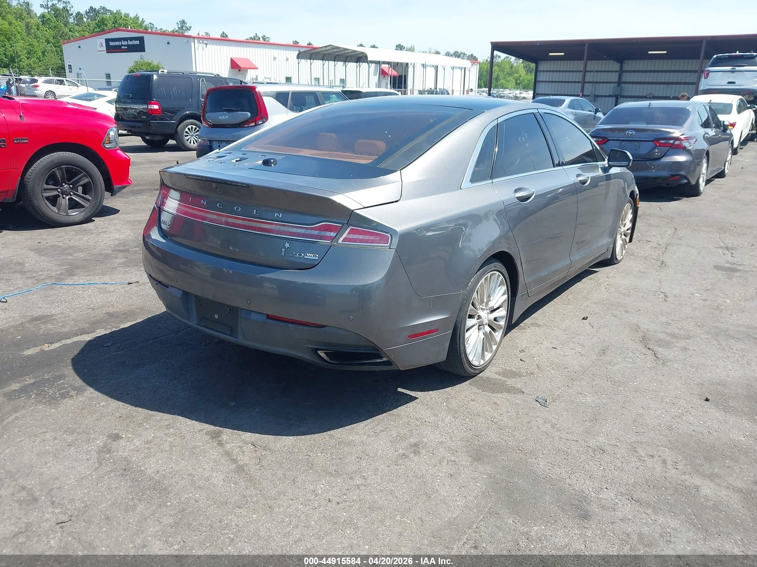 2014 Lincoln Mkz   Gray vin: 3LN6L2J90ER807034