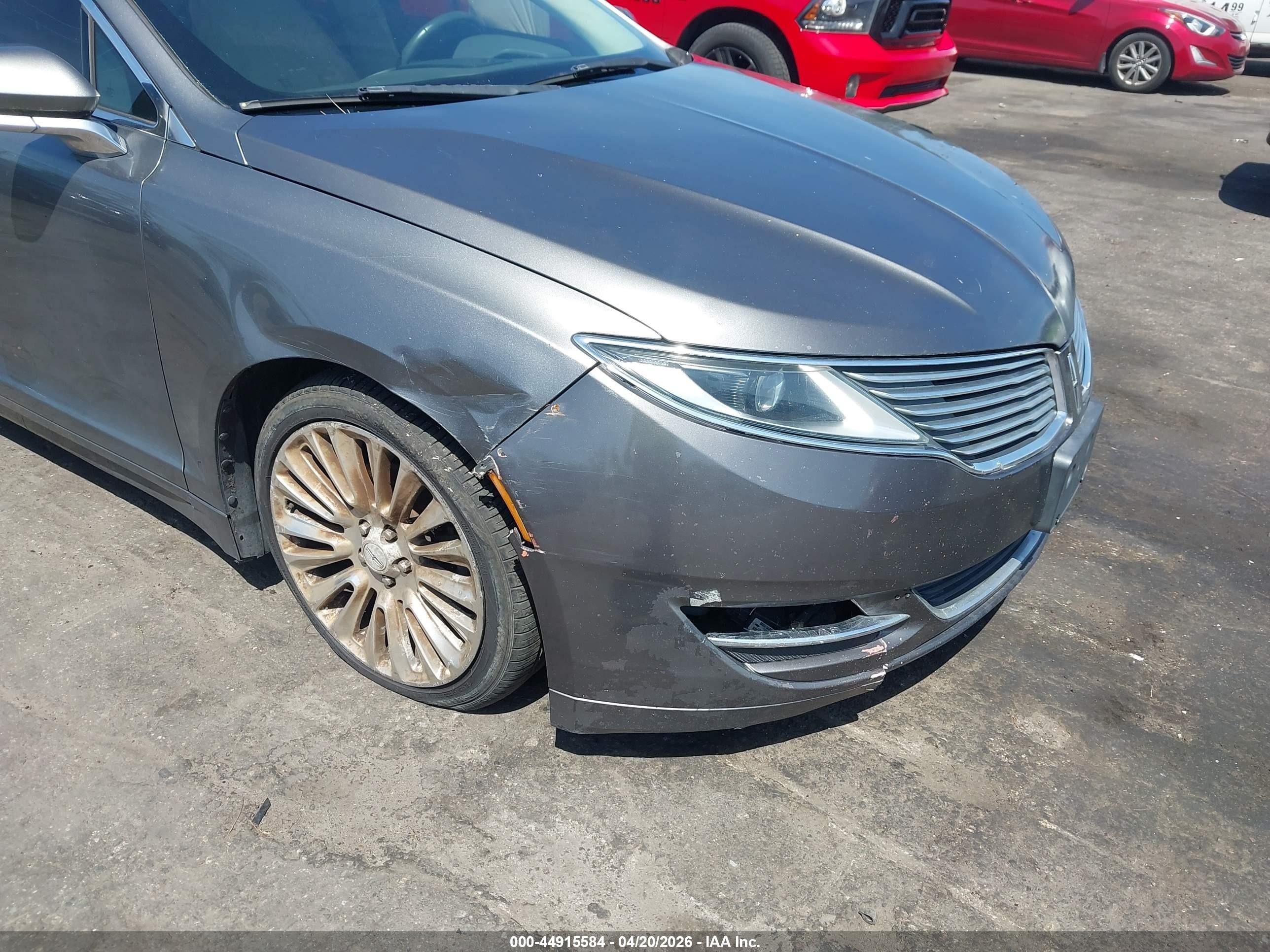 2014 Lincoln Mkz   Gray vin: 3LN6L2J90ER807034