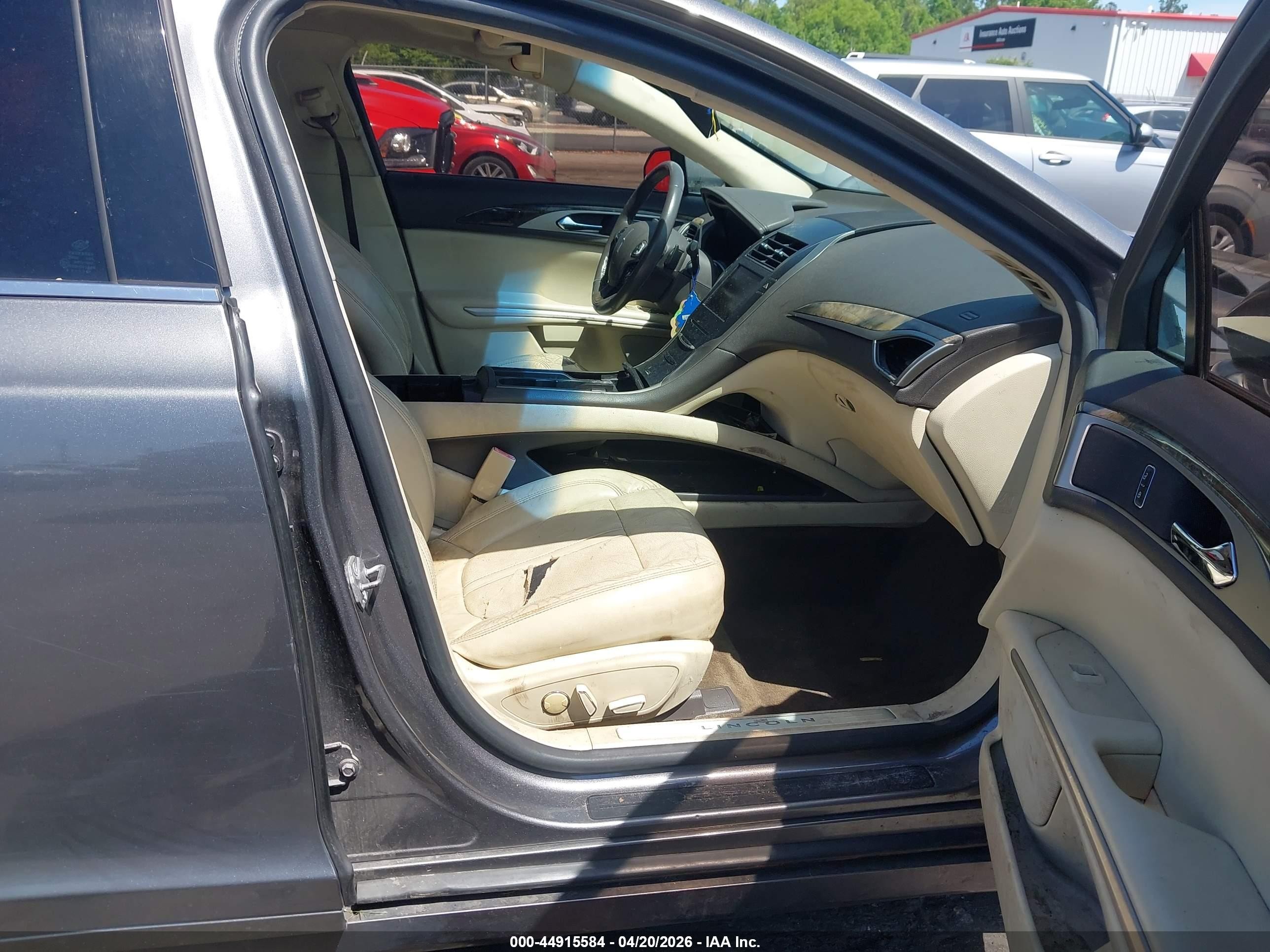 2014 Lincoln Mkz   Gray vin: 3LN6L2J90ER807034