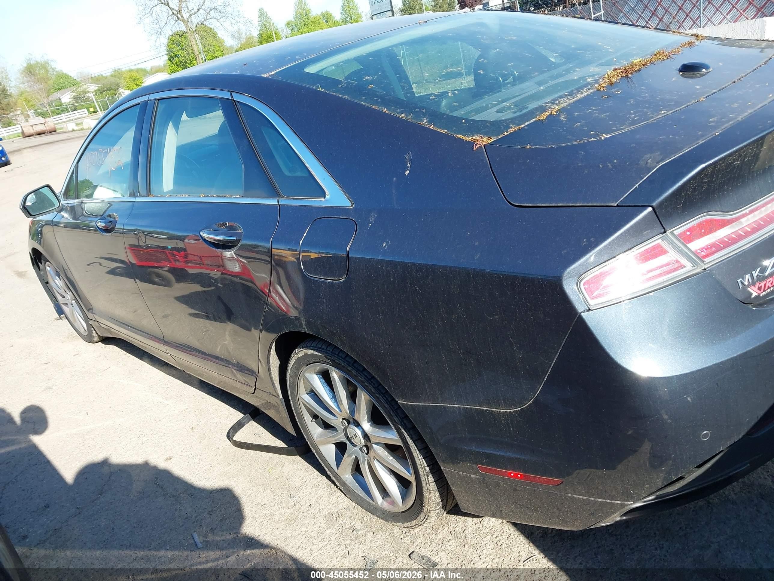2014 Lincoln Mkz   Black vin: 3LN6L2J90ER813433