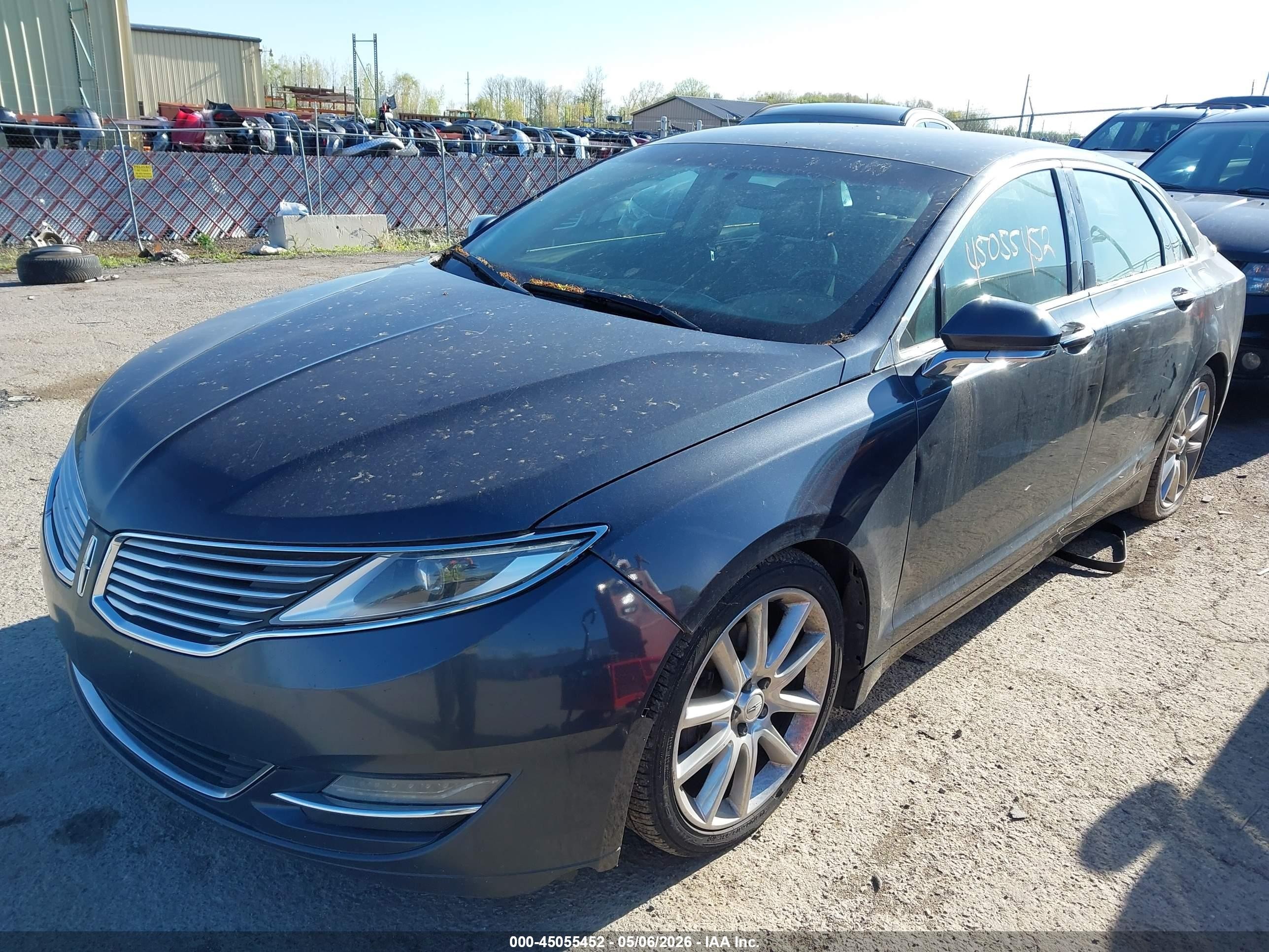 2014 Lincoln Mkz   Black vin: 3LN6L2J90ER813433
