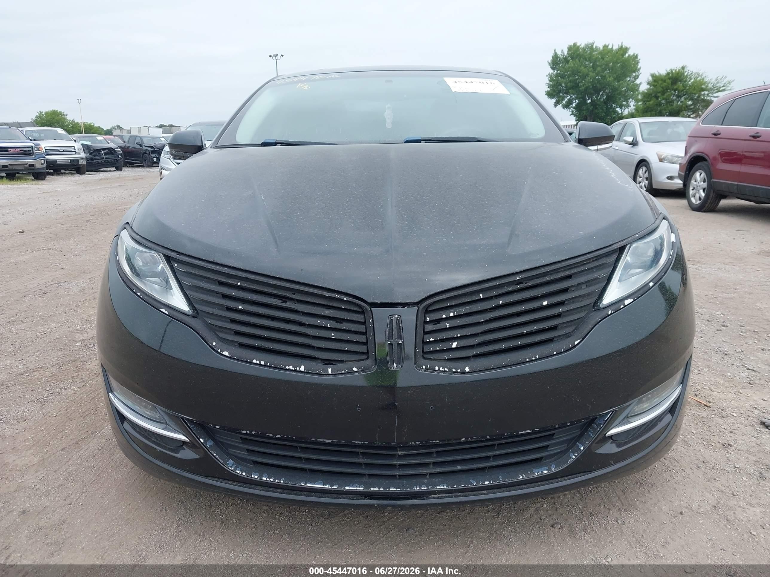 2014 Lincoln Mkz   Black vin: 3LN6L2J90ER817885