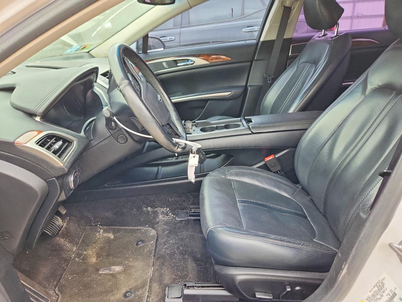 2015 Lincoln Mkz White vin: 3LN6L2J90FR602864