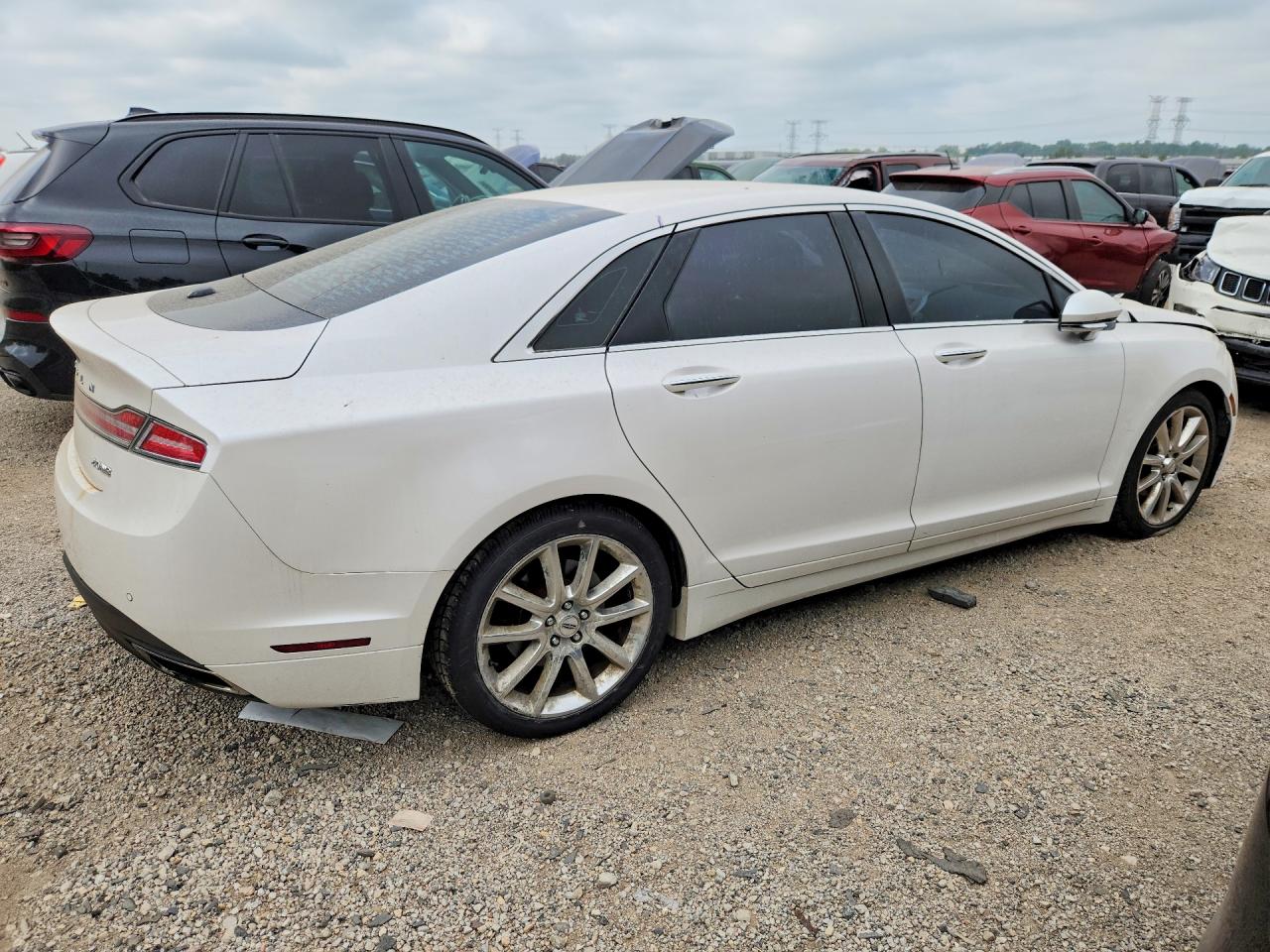 2015 Lincoln Mkz White vin: 3LN6L2J90FR602864