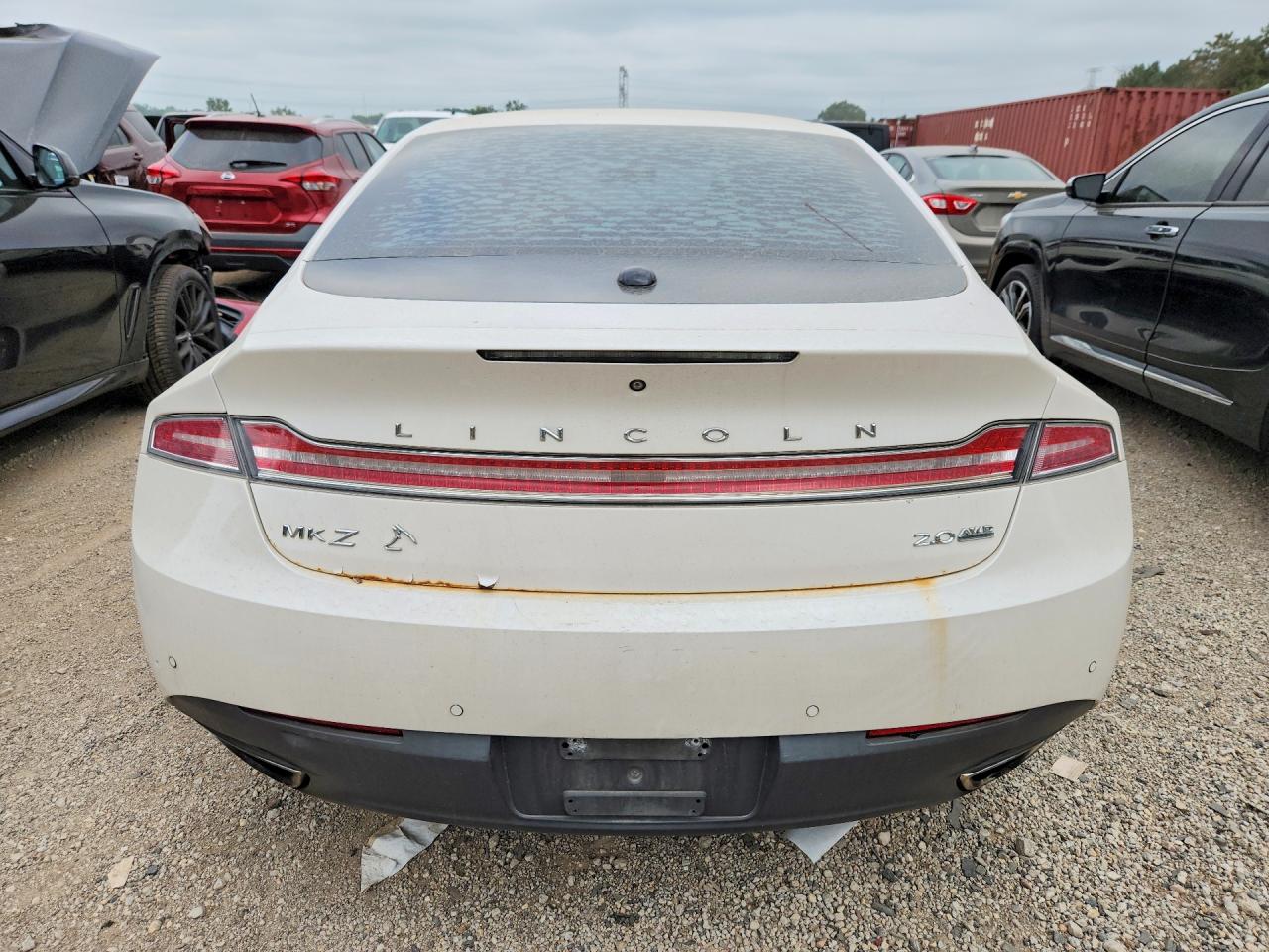 2015 Lincoln Mkz White vin: 3LN6L2J90FR602864