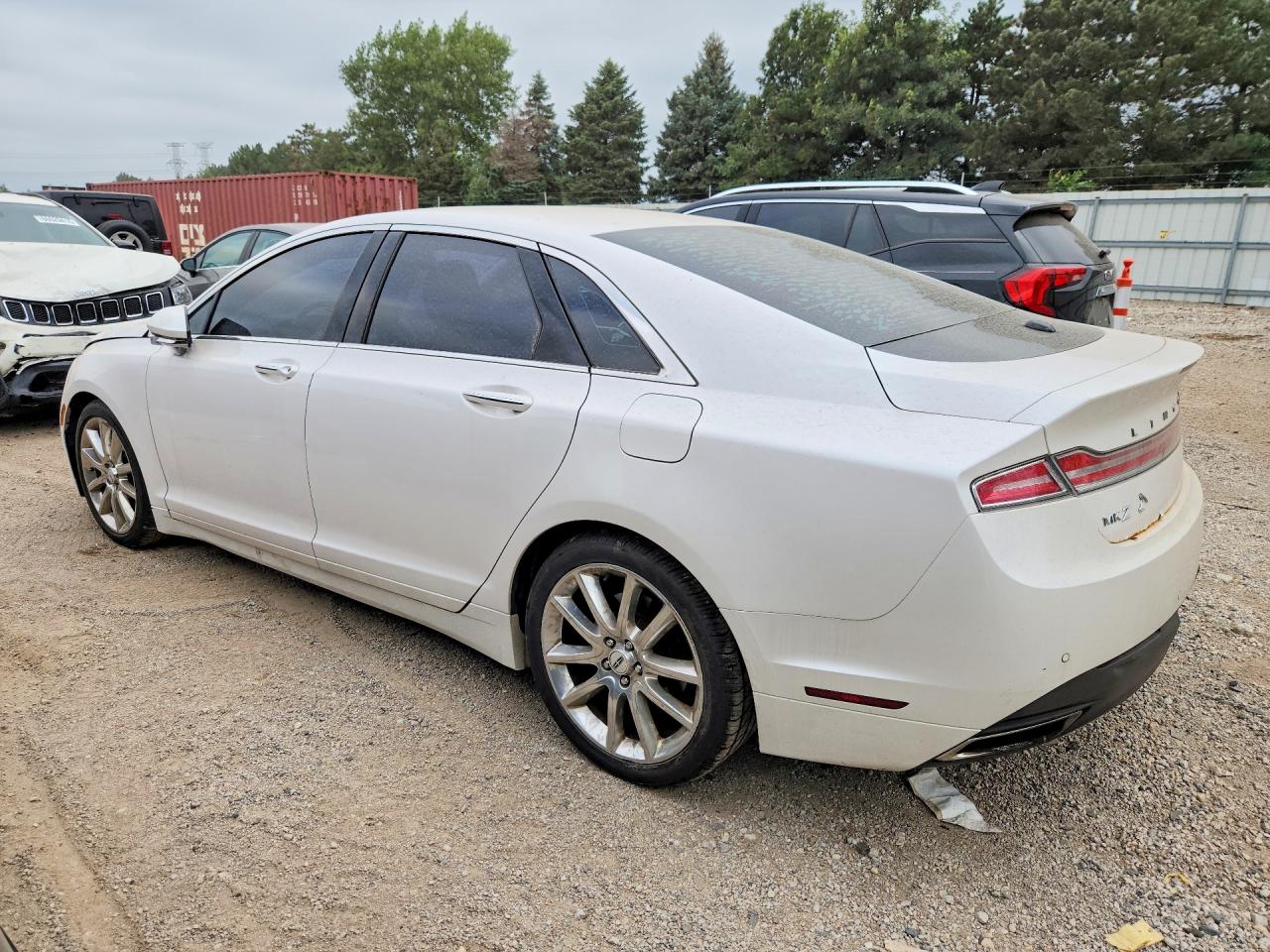 2015 Lincoln Mkz White vin: 3LN6L2J90FR602864