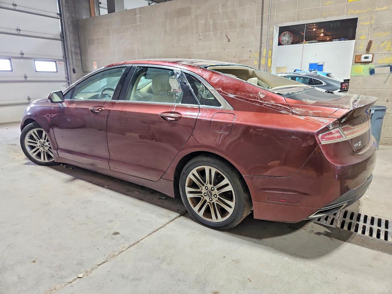 2015 Lincoln Mkz Темно-бордовый vin: 3LN6L2J90FR620037