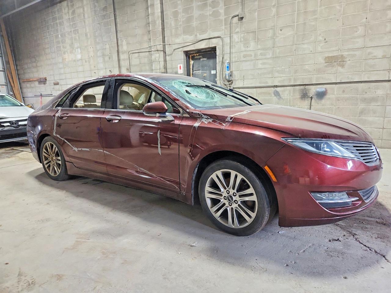 2015 Lincoln Mkz Темно-бордовый vin: 3LN6L2J90FR620037