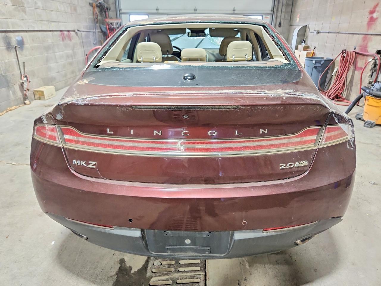 2015 Lincoln Mkz Темно-бордовый vin: 3LN6L2J90FR620037