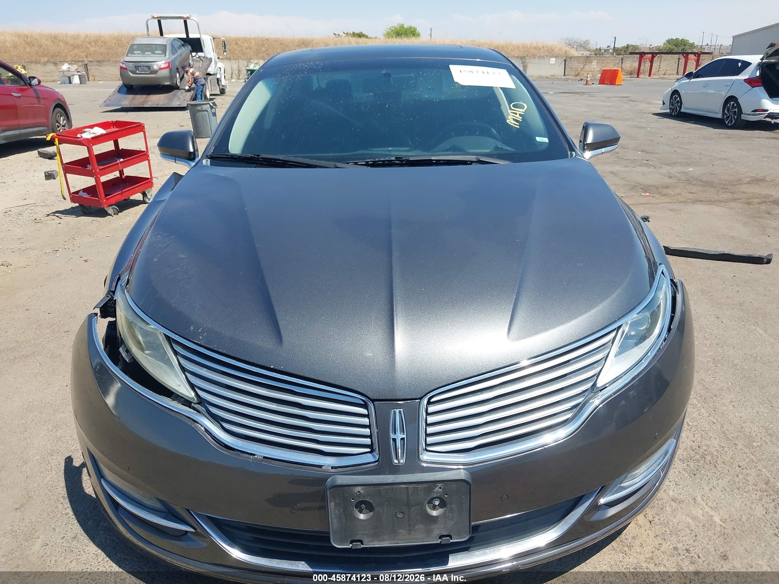 2015 Lincoln Mkz Gray vin: 3LN6L2J90FR627540