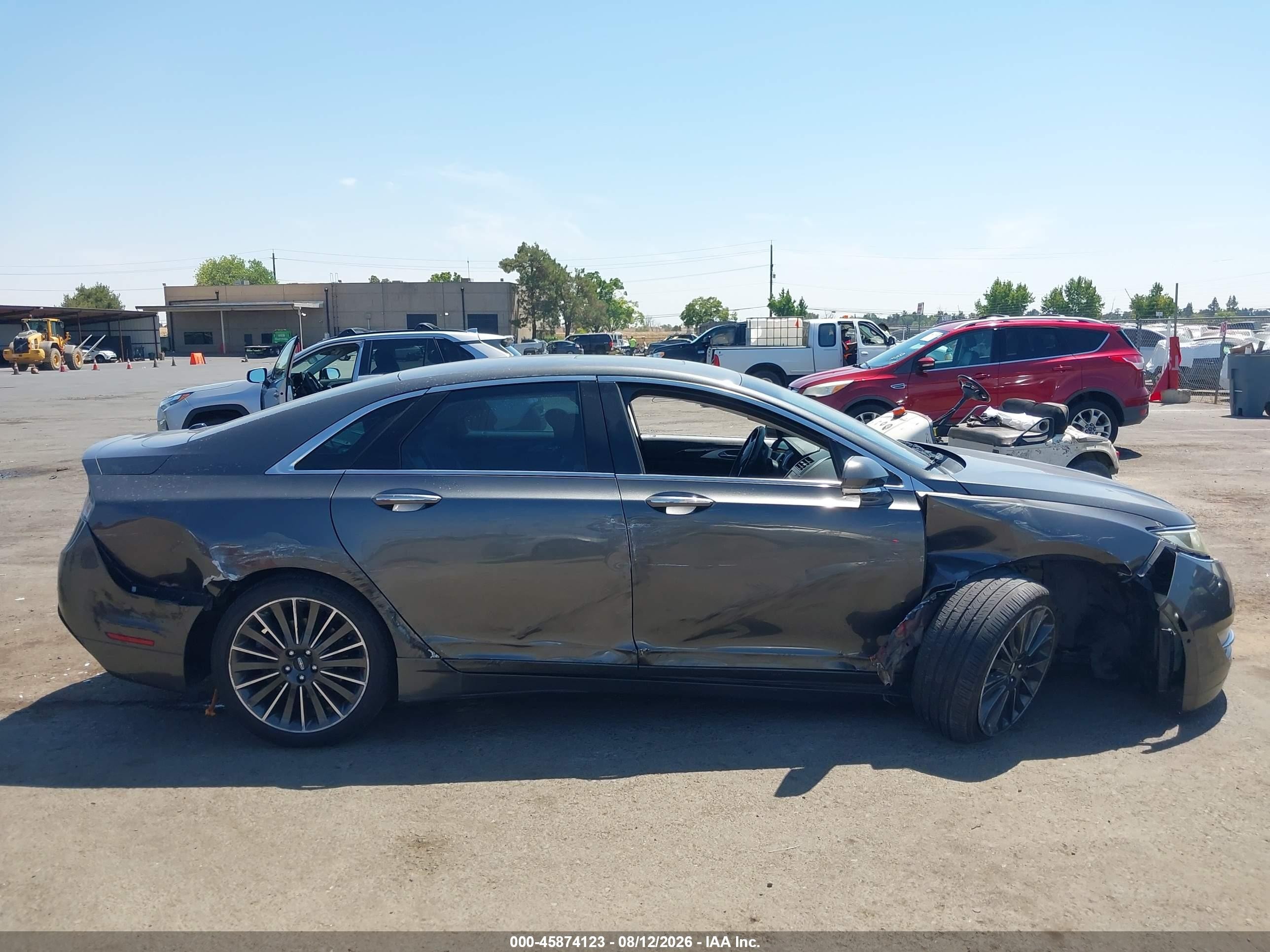 2015 Lincoln Mkz Gray vin: 3LN6L2J90FR627540